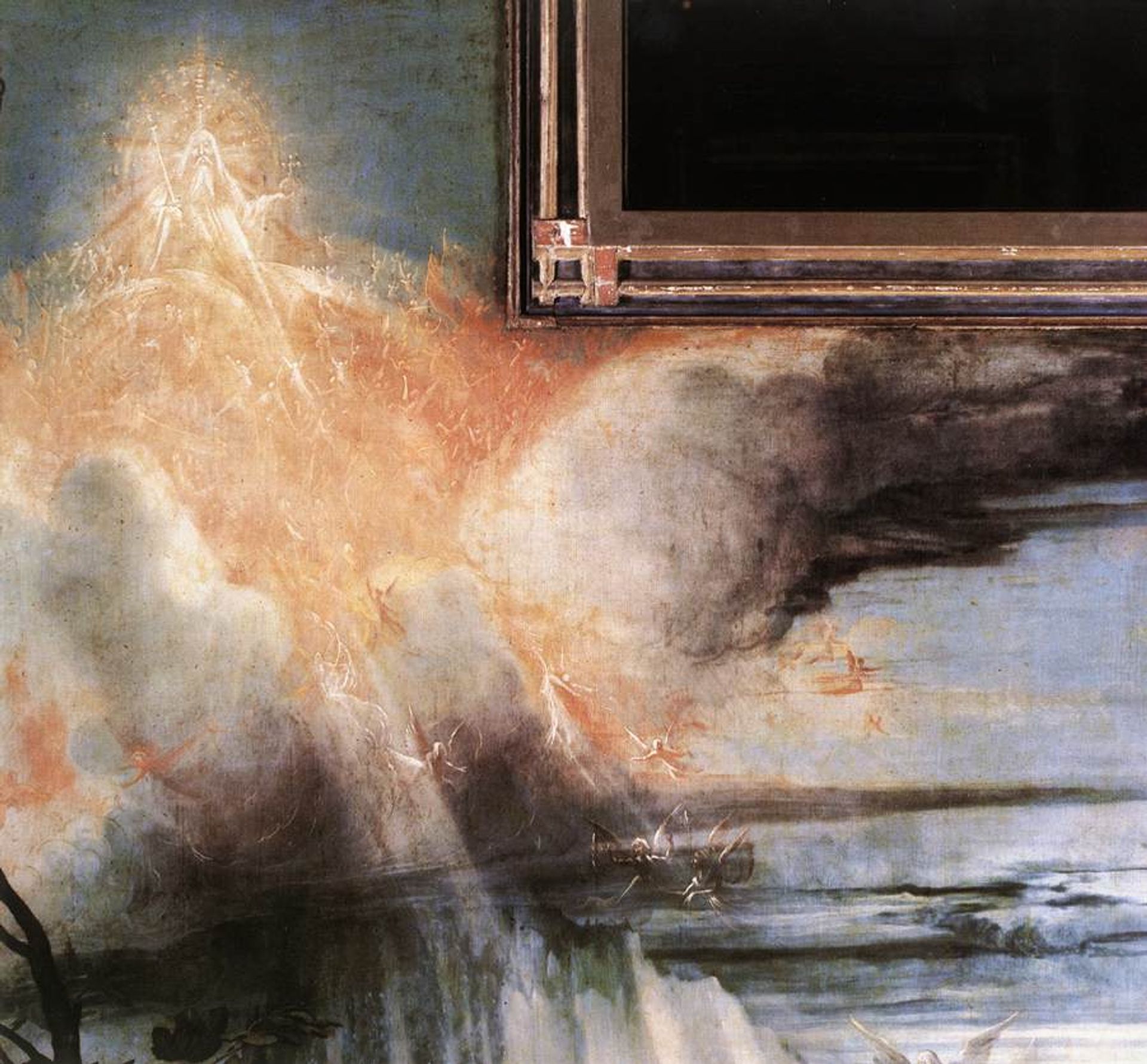 Nativity (detail from the cental right Crucifixion panel of the Isenheim Altarpiece) by Matthias Grünewald