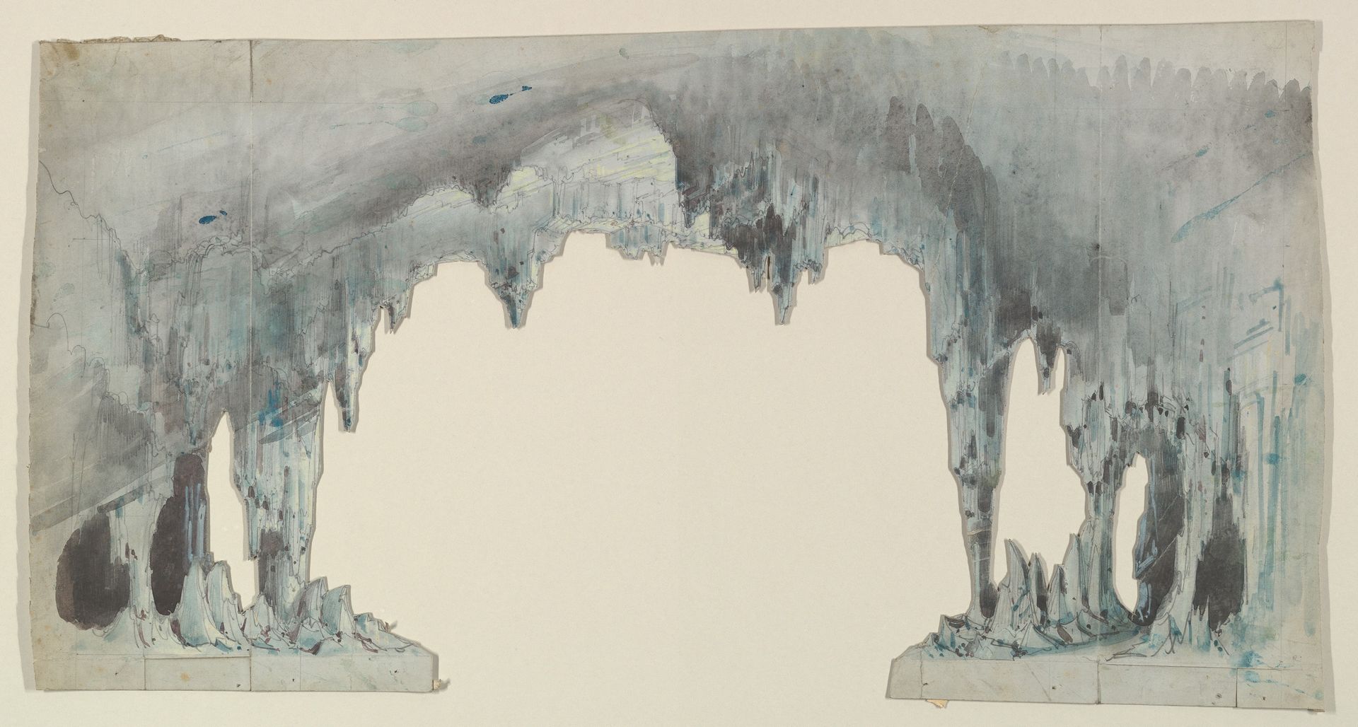 Design for a Stage Set by Eugène Cicéri