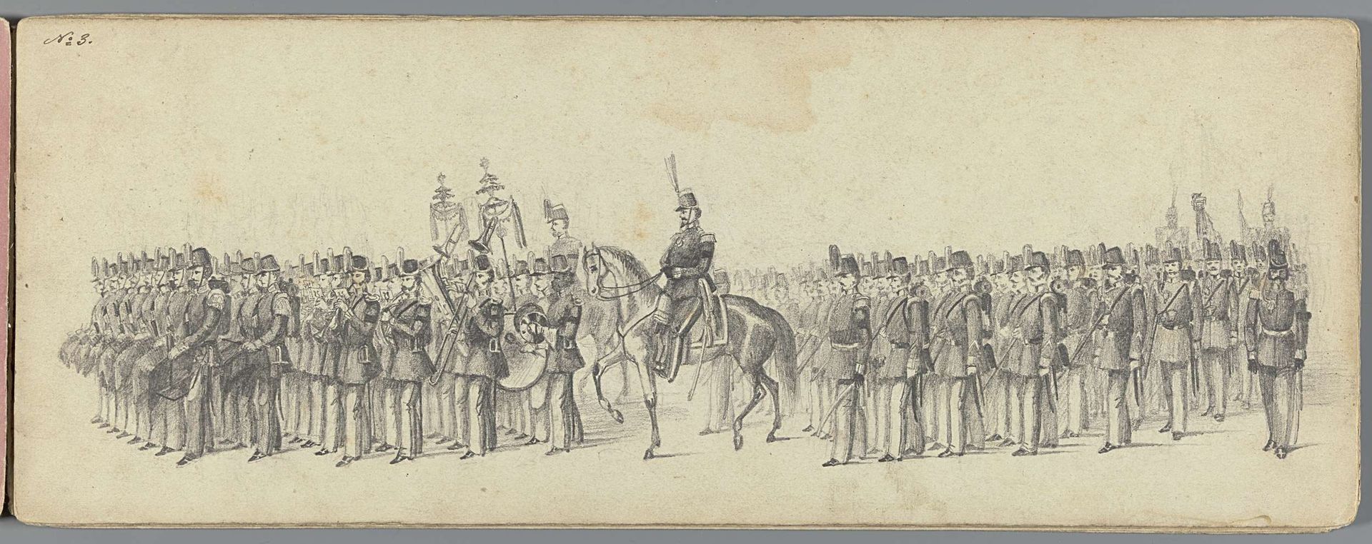 Begrafenisstoet van Anna Paulowna (blad 3), 1865 by Anonymous