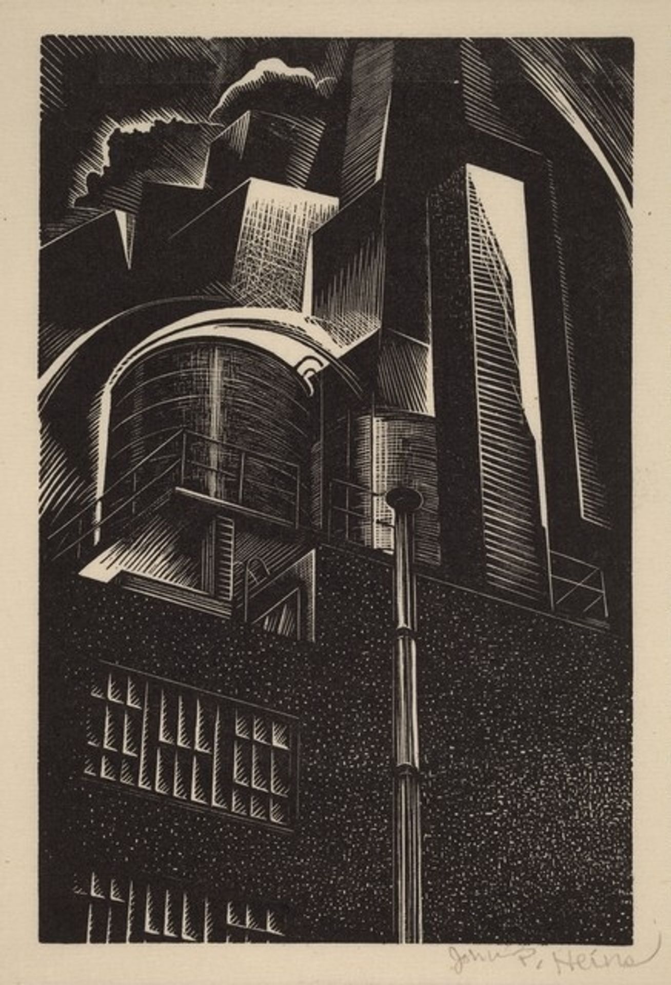 Rooftops by John P. Heins