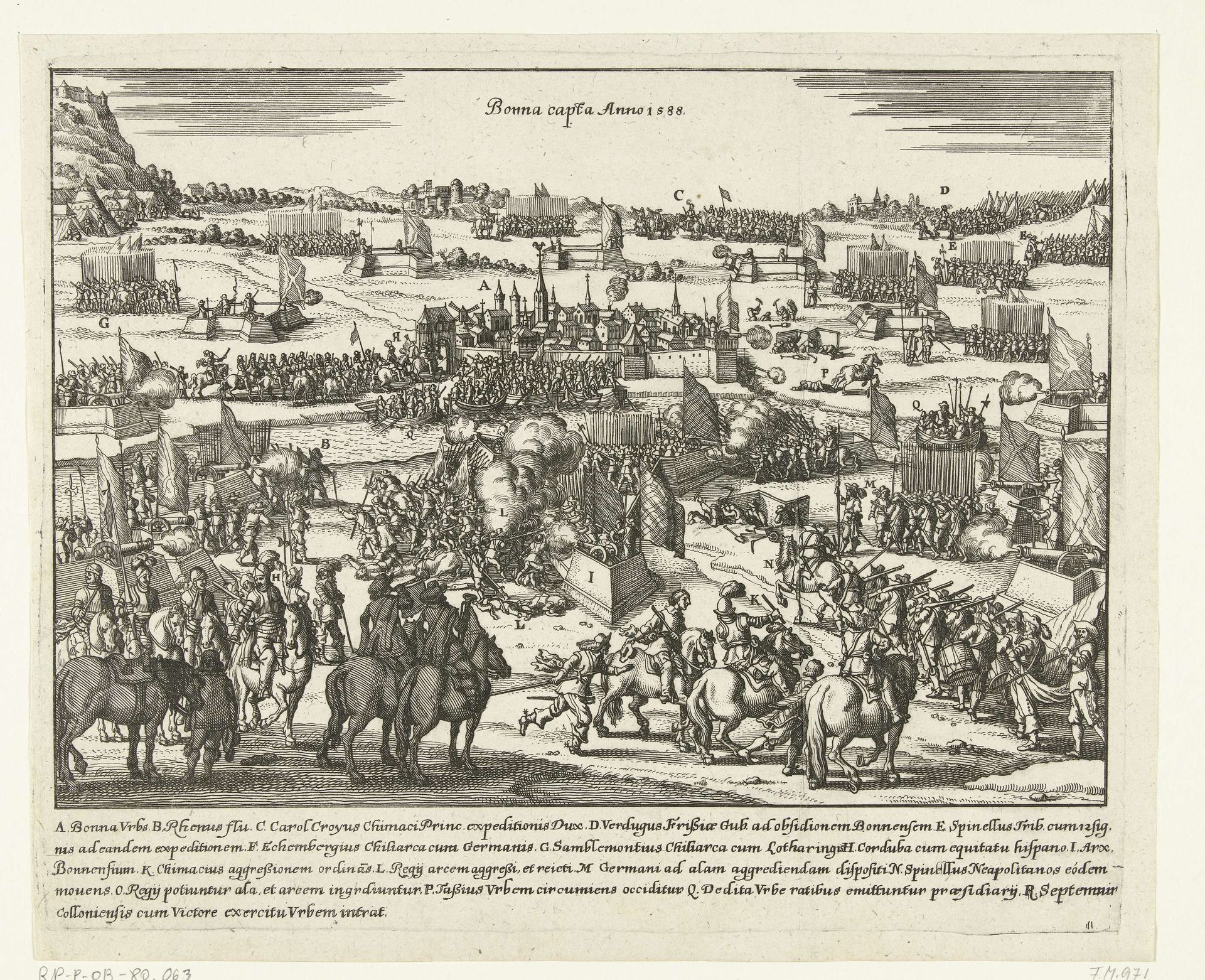 Verovering van Bonn, 1588 by Anonymous