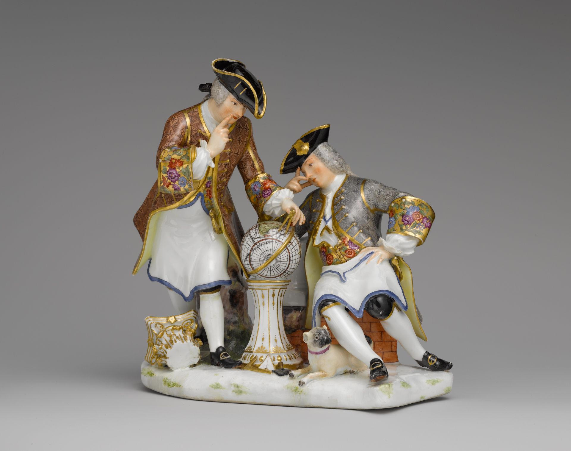 Two Freemasons by Meissen Manufactory