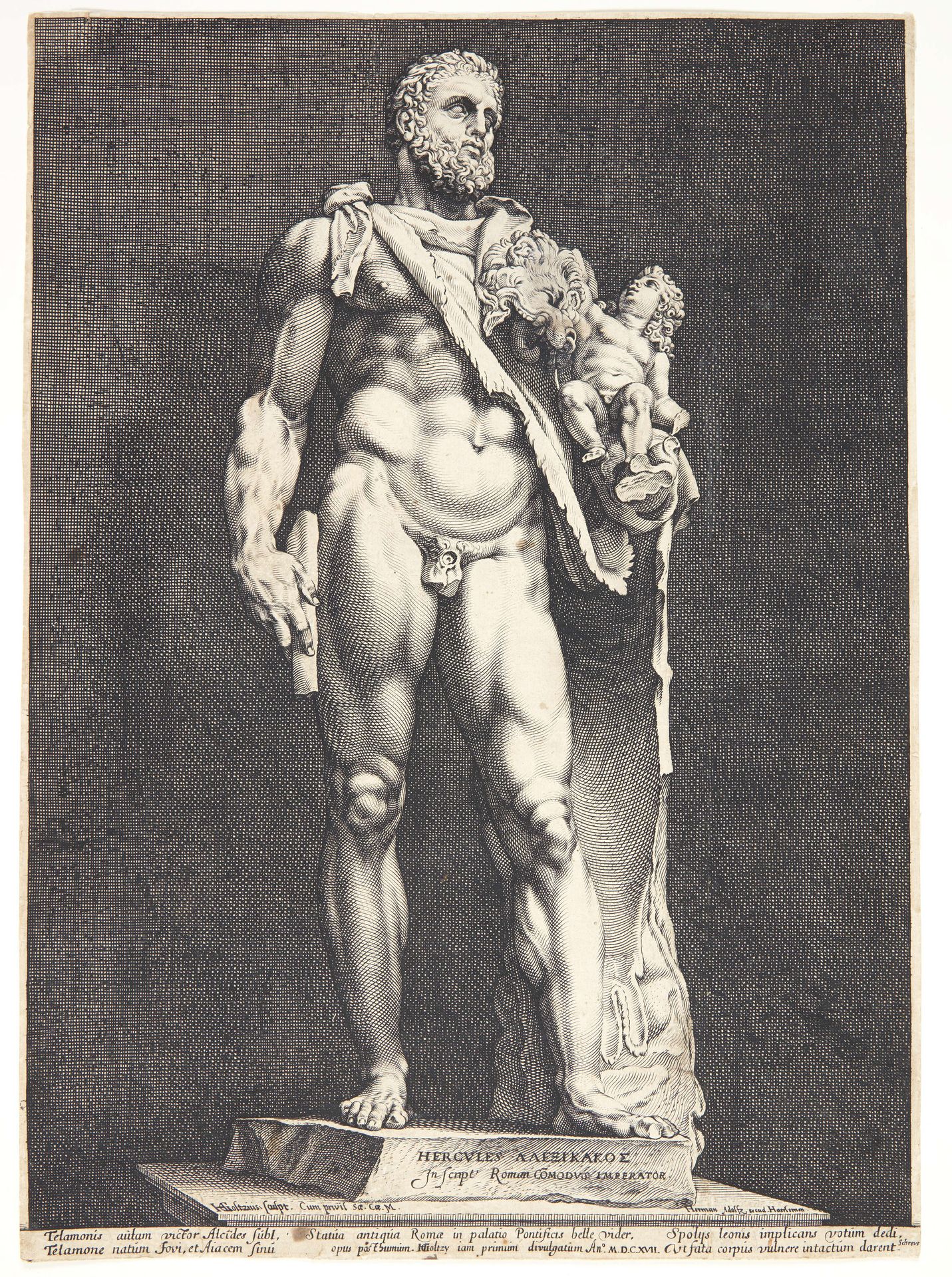 Hercules and Telephos by Hendrick Goltzius
