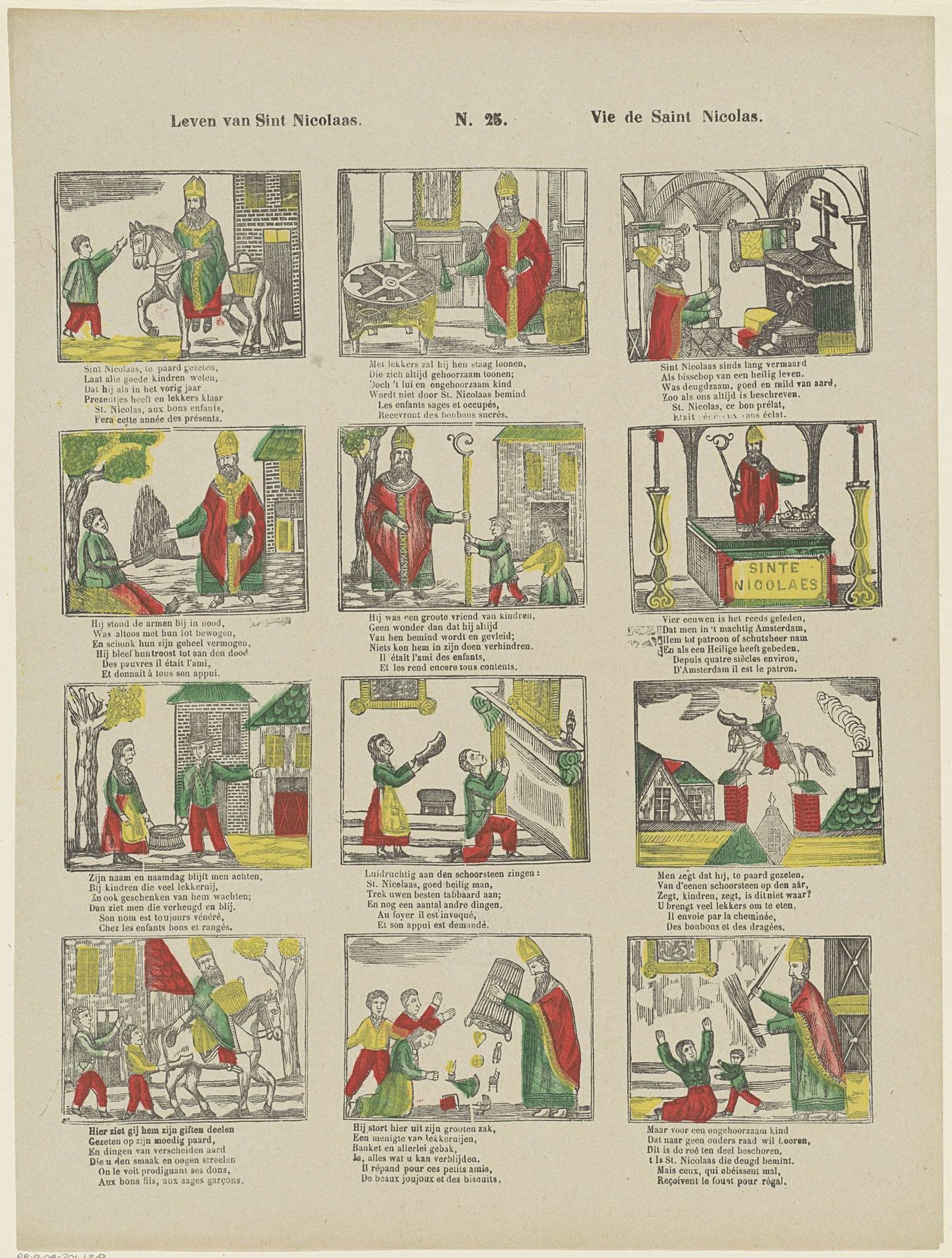 Leven van Sint Nicolaas / Vie de Saint Nicolas by Franciscus Antonius Beersmans