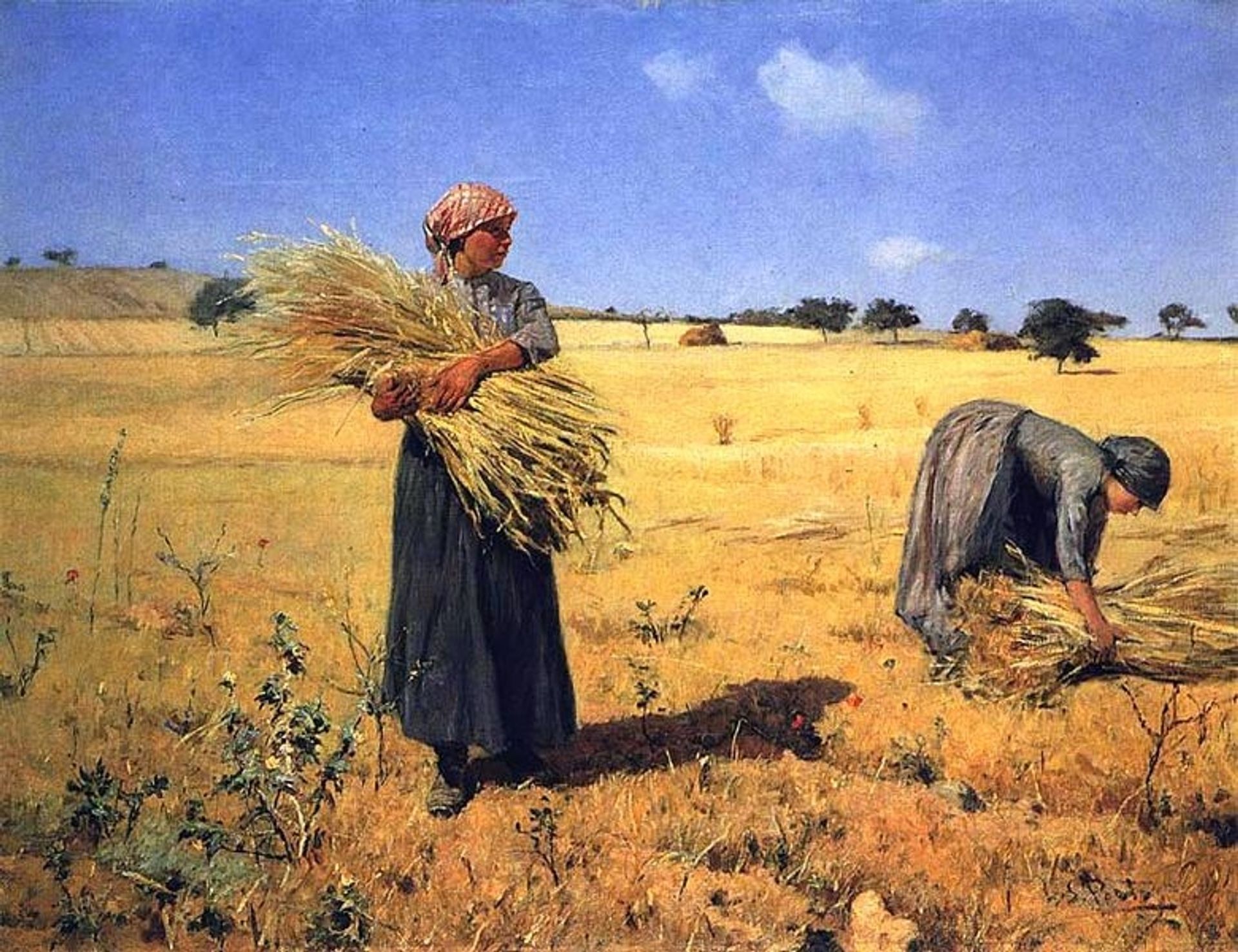 Harvest (Harvesters) by António de Carvalho da Silva Porto