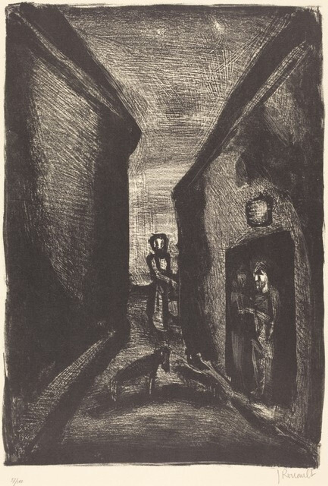 Faubourg des Longues Peines (Impasse) by Georges Rouault