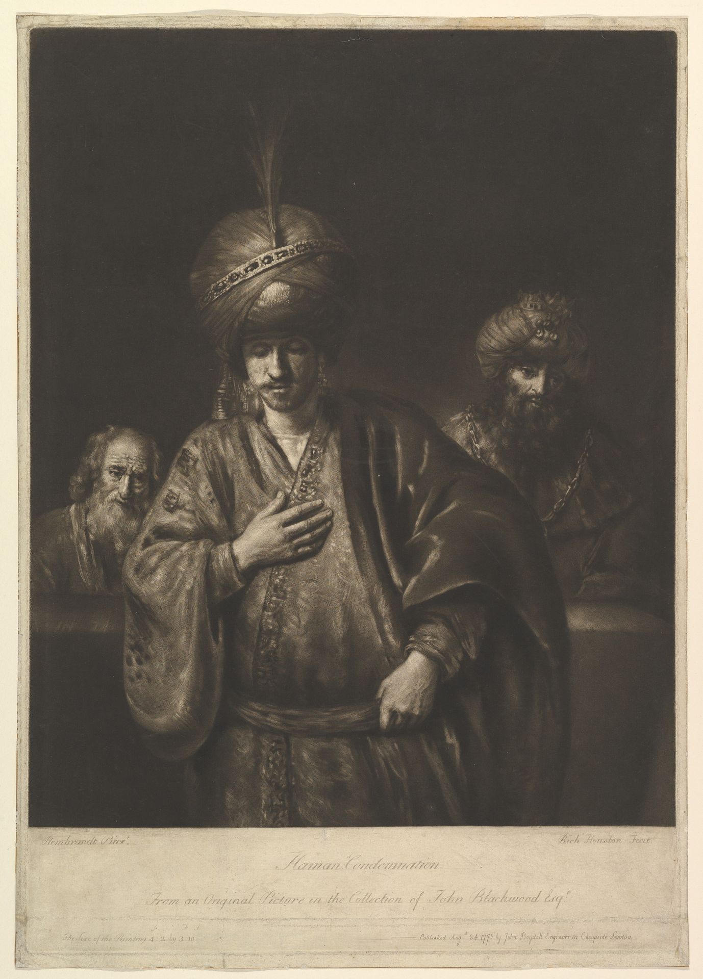 Haman's Condemnation by Richard Houston