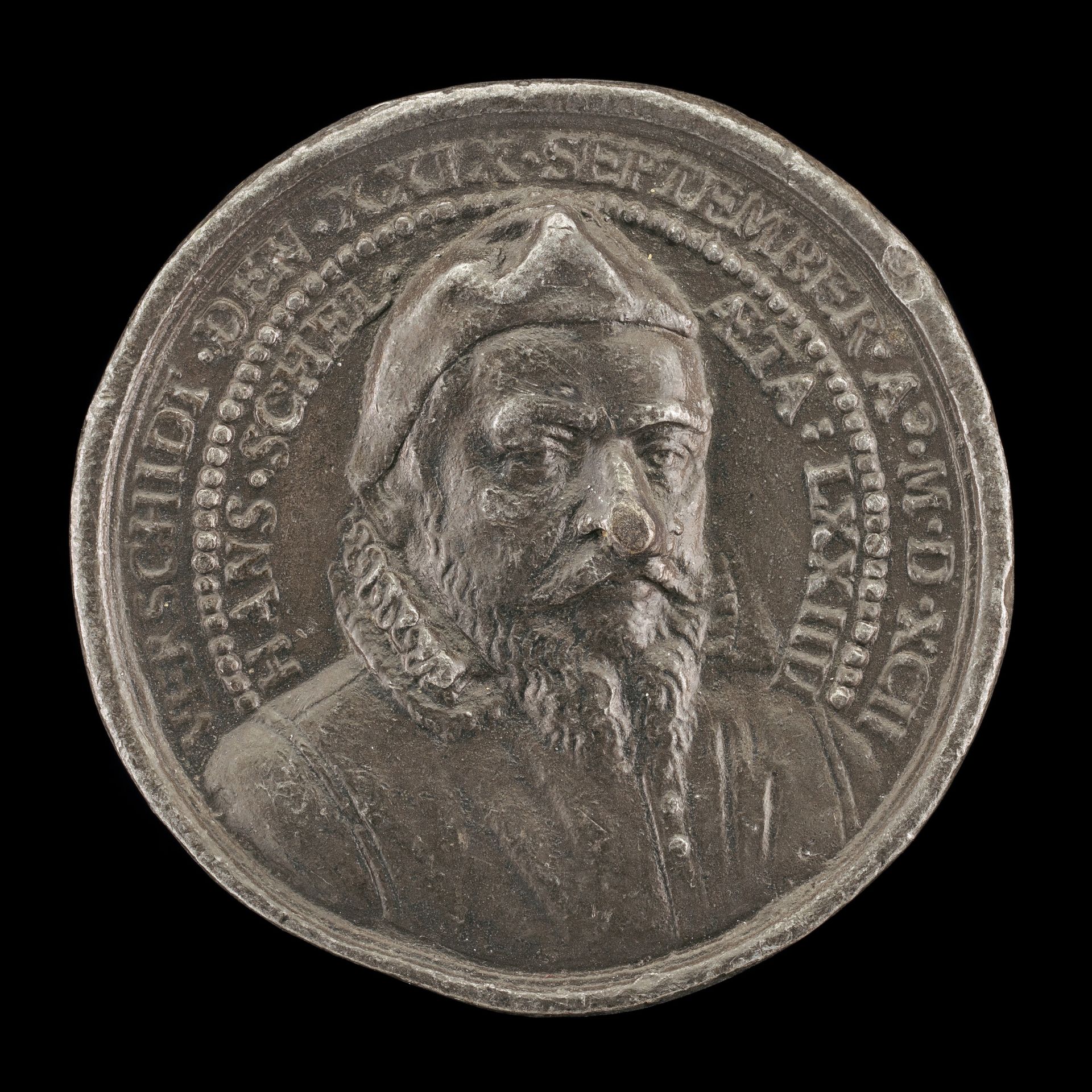 Hans Schel, 1518-1592, Patrician of Nuremberg [obverse] by Matthäus Carl