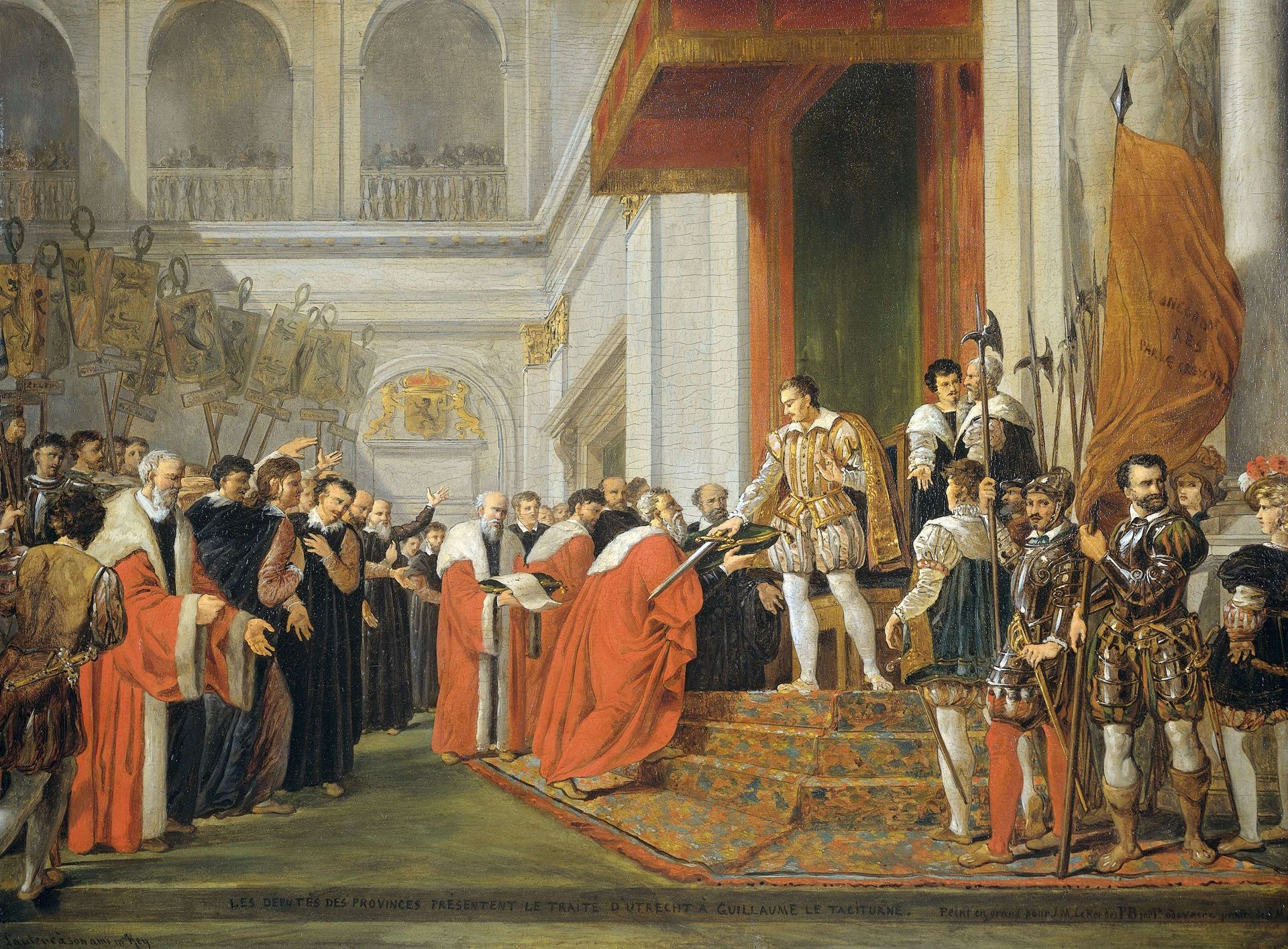 The Union of Utrecht by Joseph-Denis Odevaere