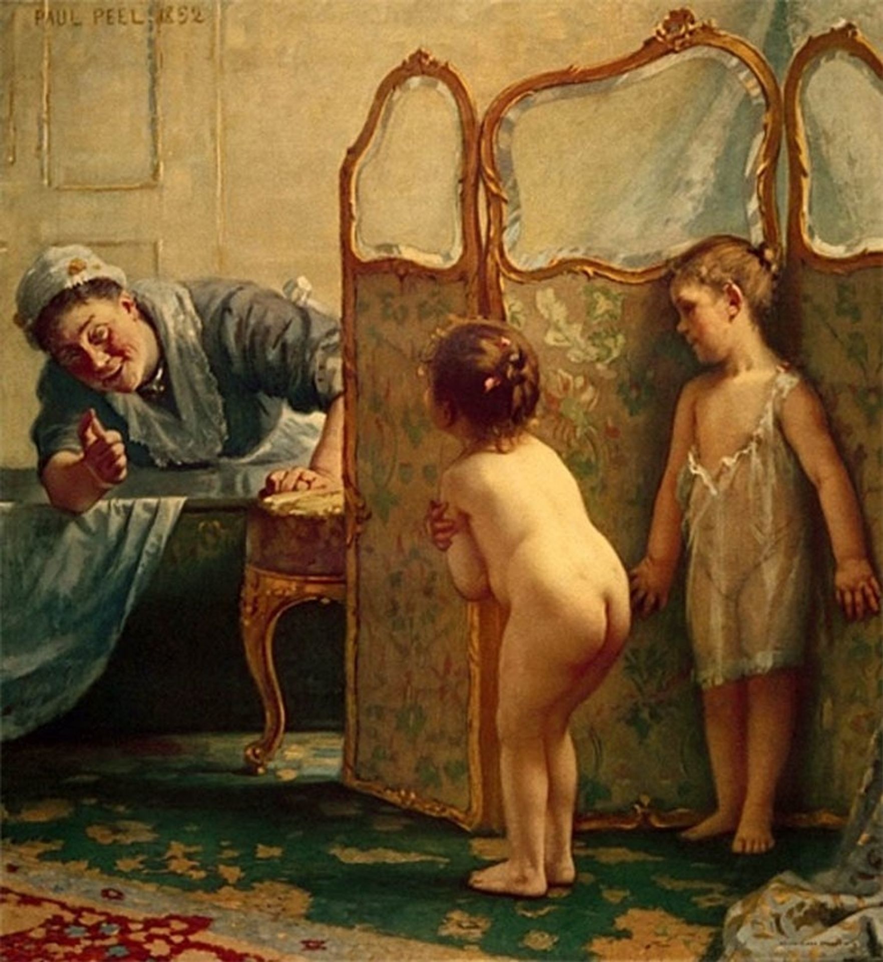 Before The Bath by Paul Peel