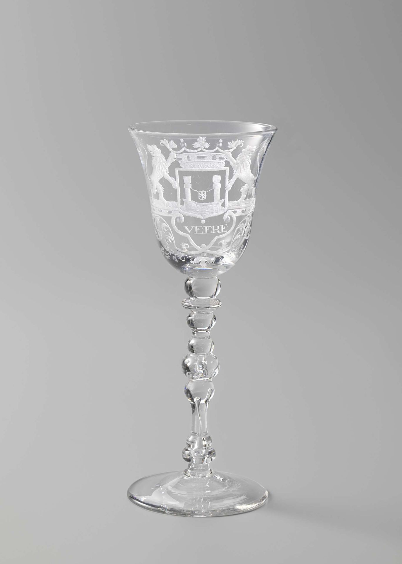Kelkglas met het wapen van Veere by Anonymous