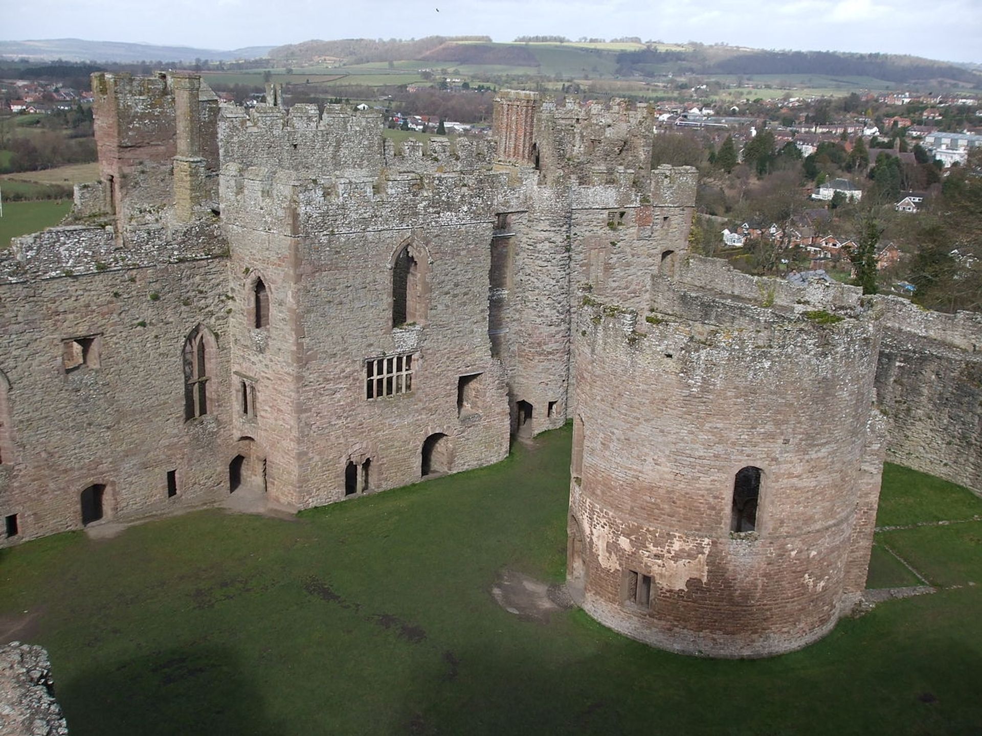 Ludlow Castle, England by Romanesque Architecture