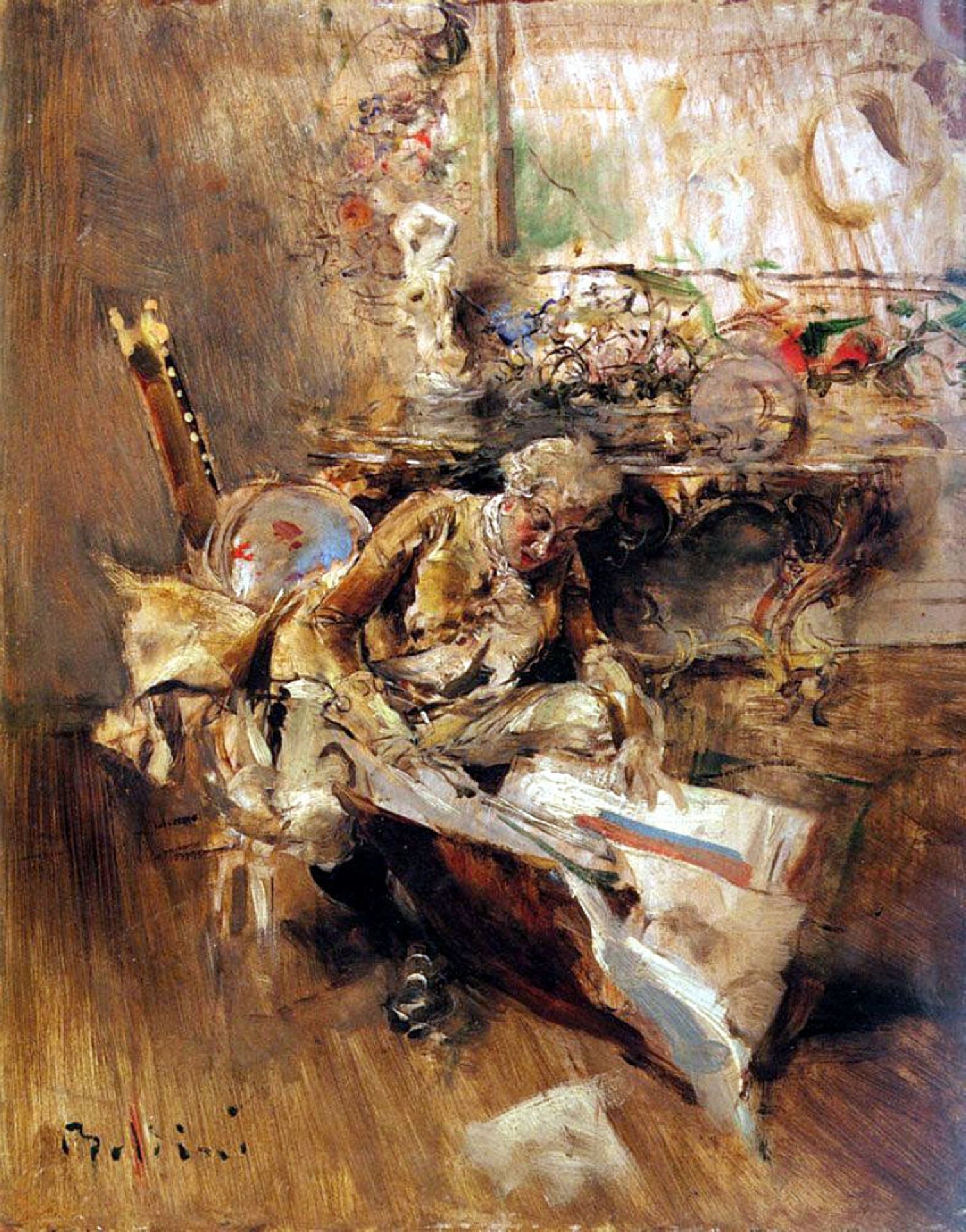 The Art Connoisseur by Giovanni Boldini