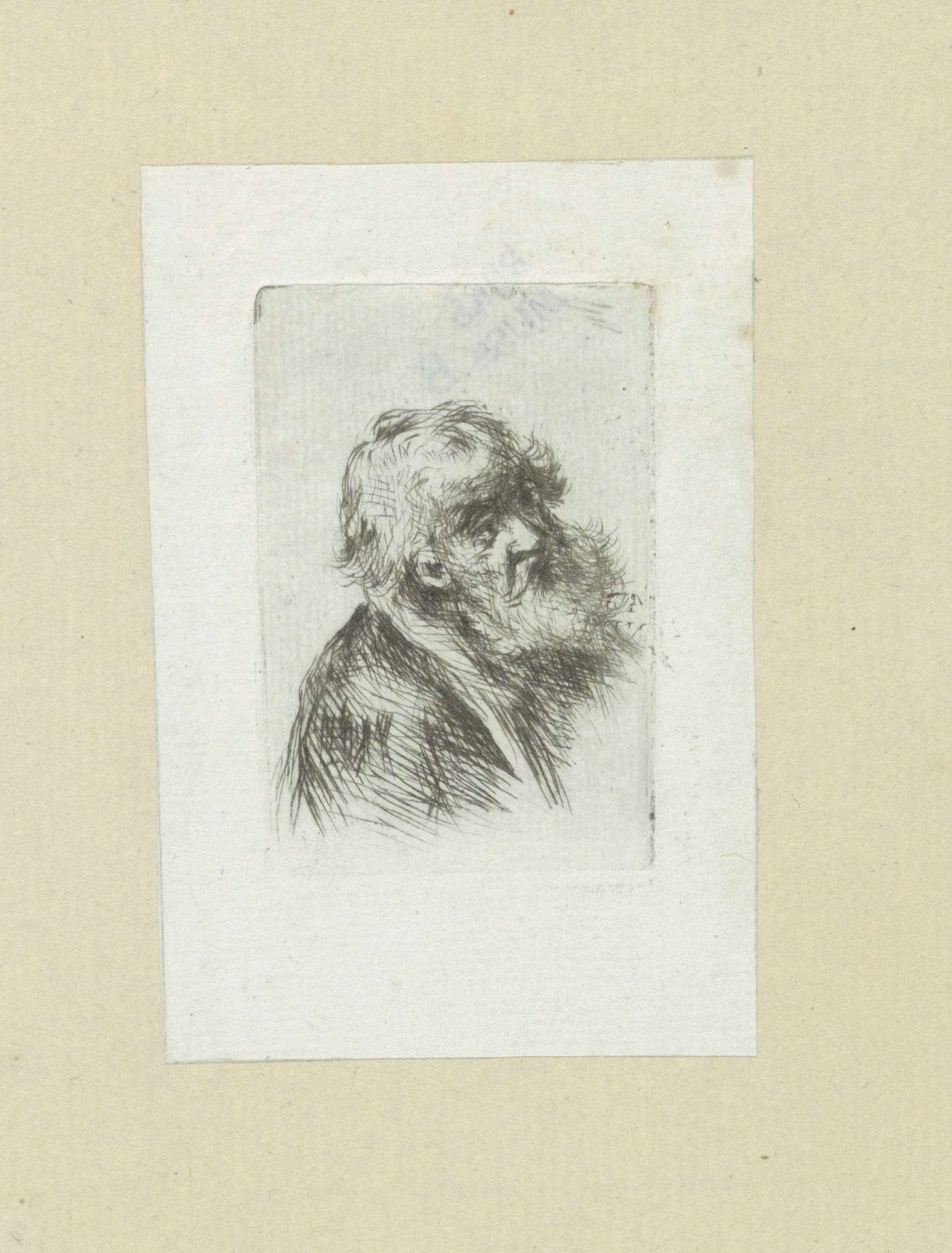 Oude man met baard by Jan Chalon