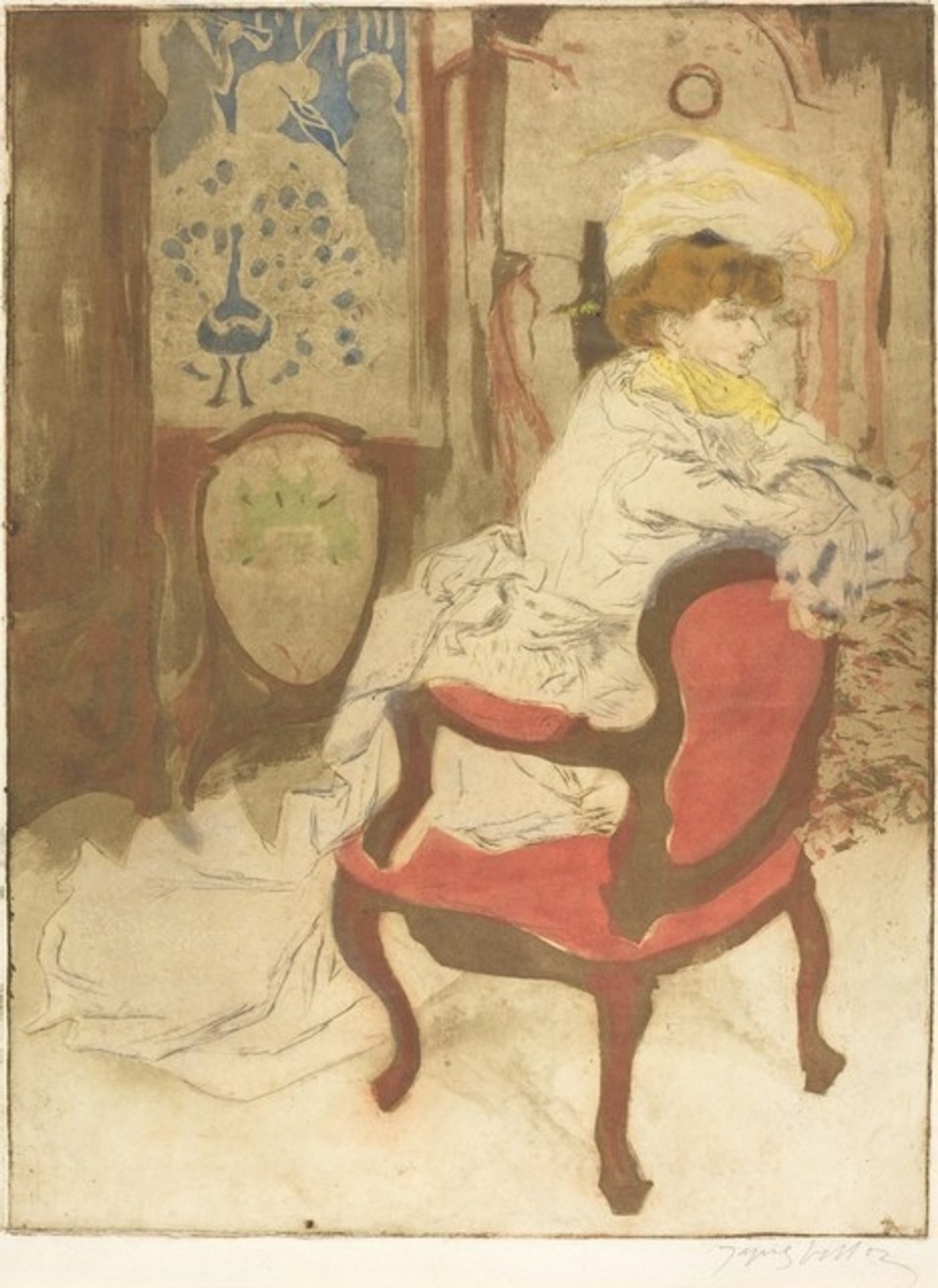 La Parisienne (10) by Jacques Villon