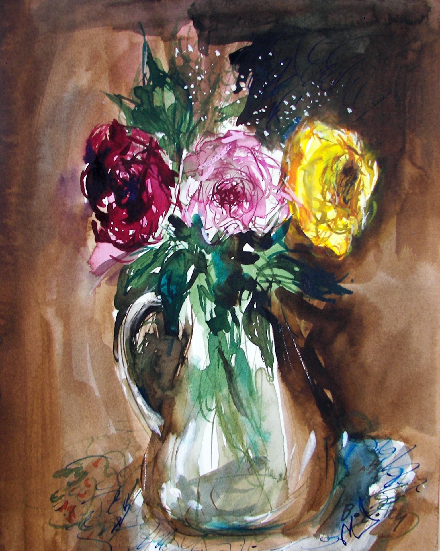 Roses by Maria Bozoky