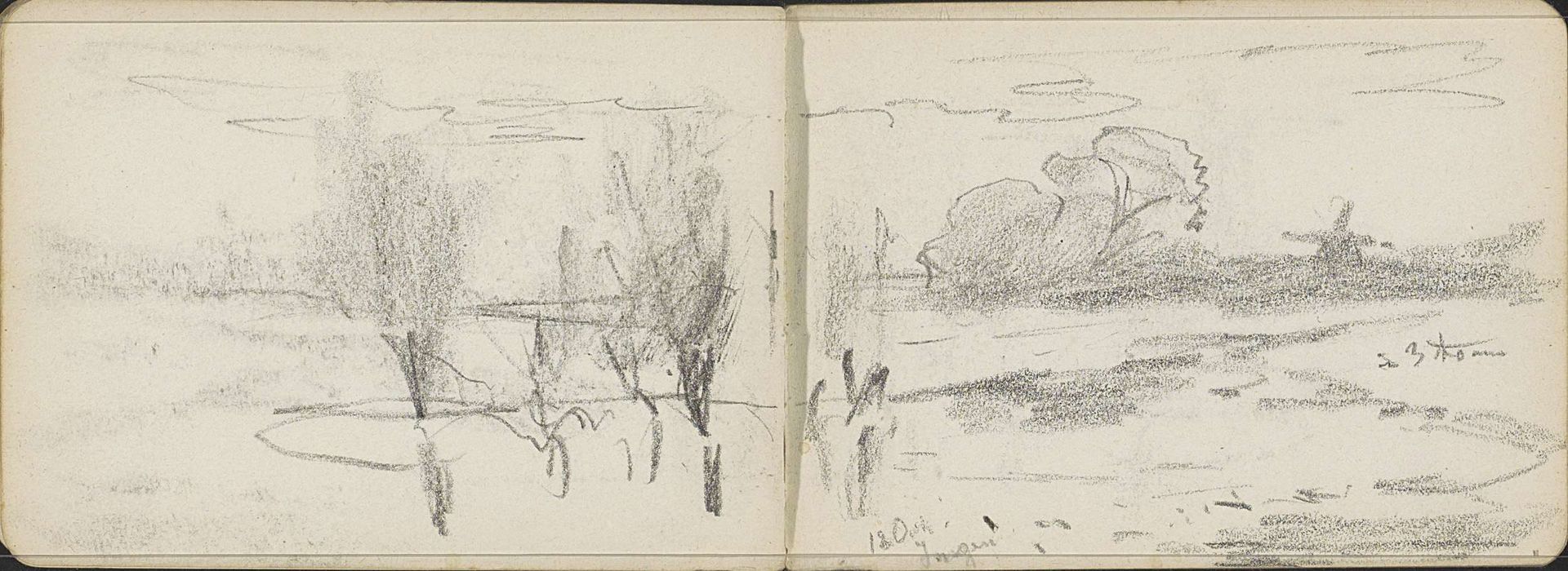 Landschap bij Ingen by Willem Cornelis Rip
