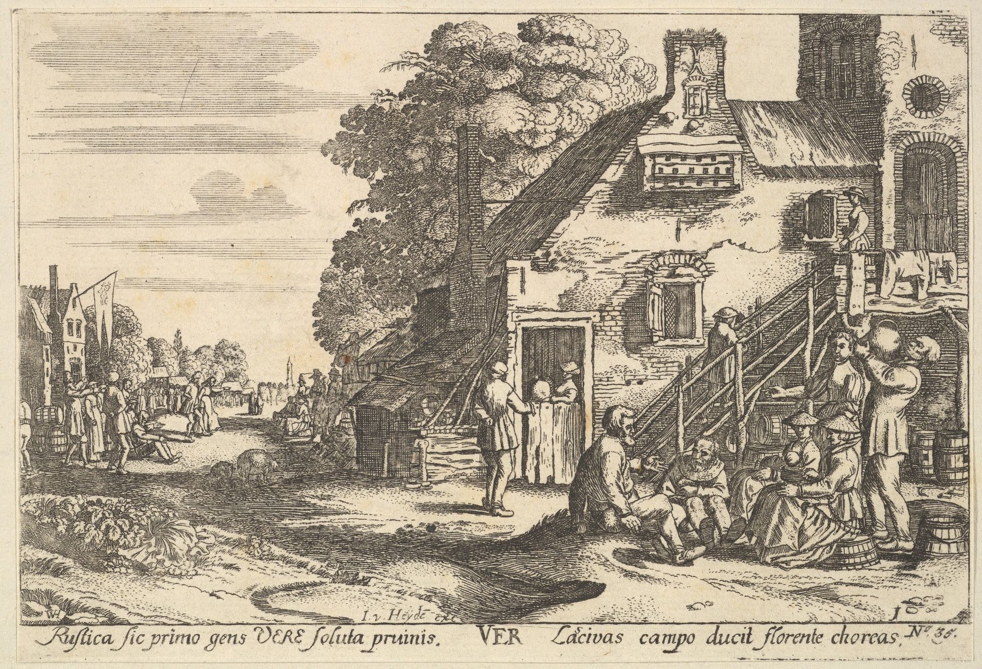 Ver (Spring) by Wenceslaus Hollar
