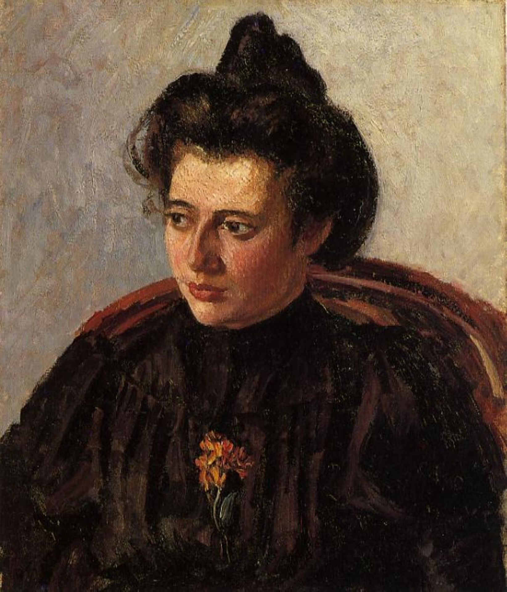 Portrait of Jeanne by Camille Pissarro