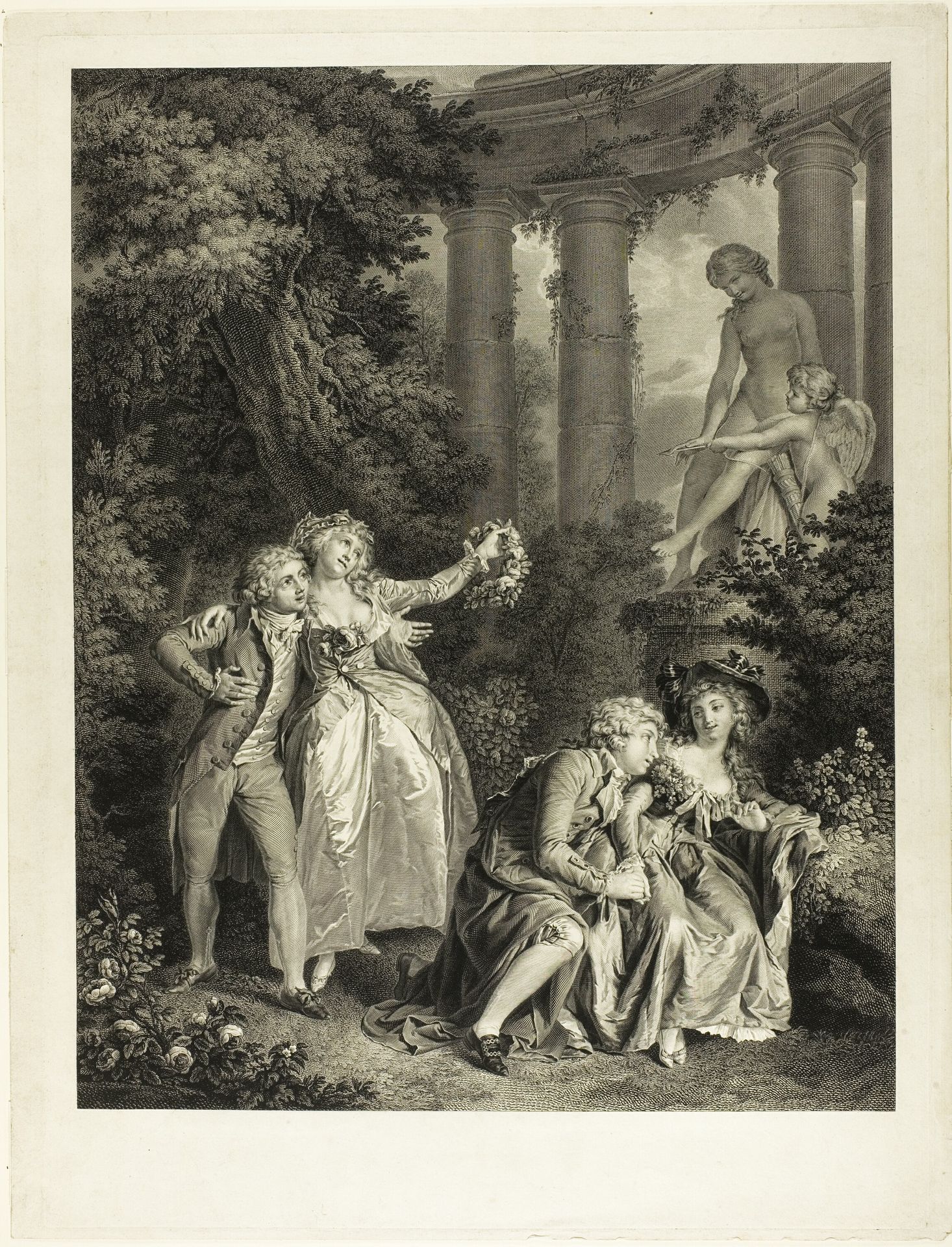 The Sermon on Love by Charles Clément Bervic