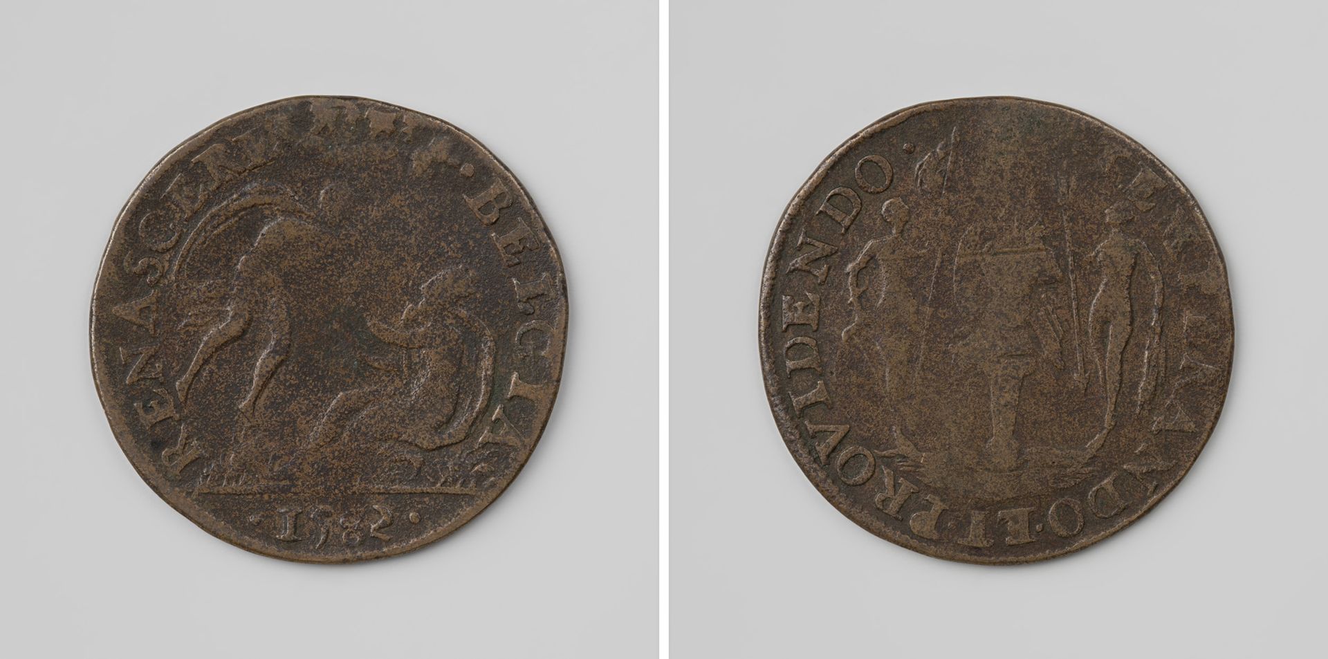 Allegorie op de aankomst van Francois-Hercule, hertog van Anjou in de Nederlanden by Anonymous
