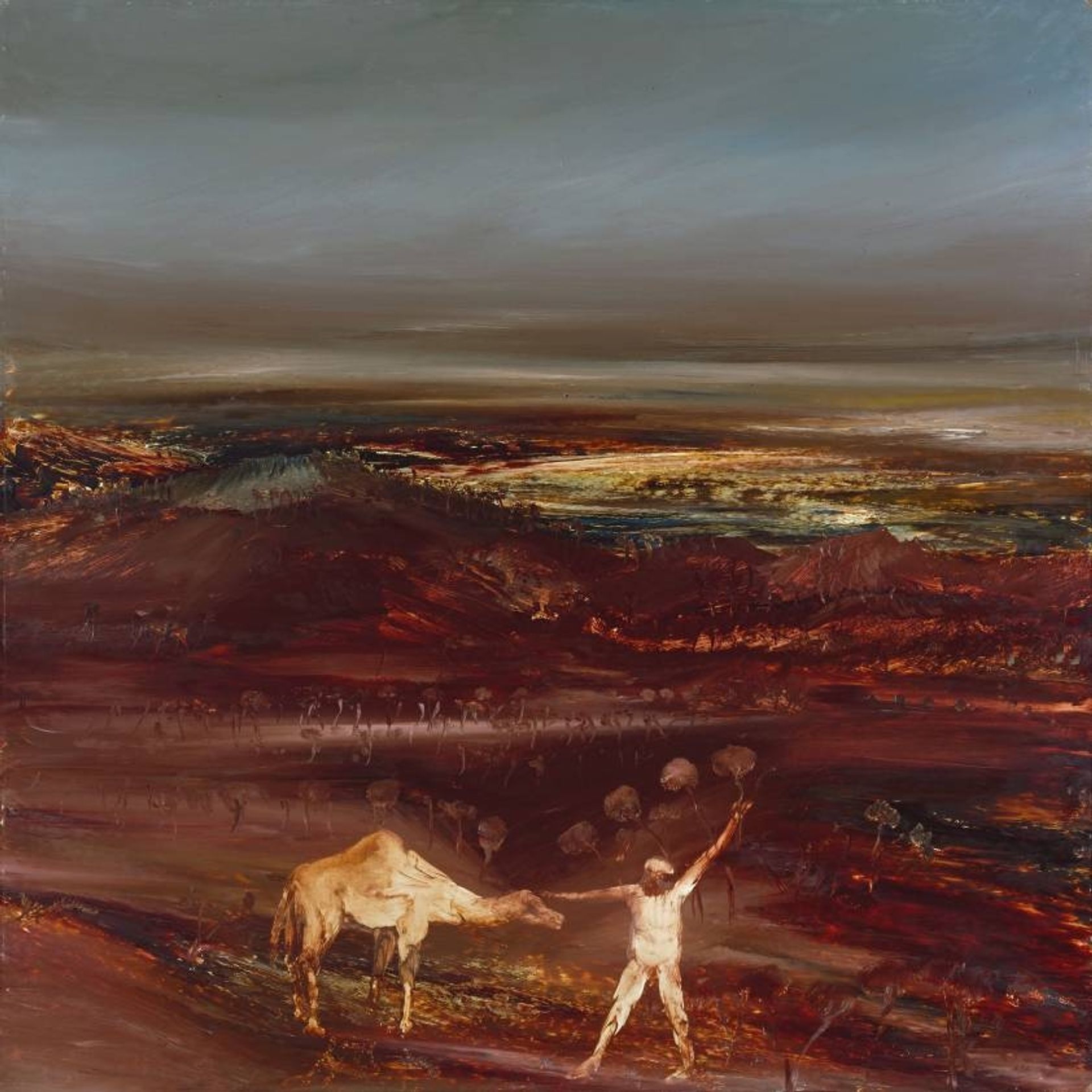 Camel and Figure by Sidney Nolan