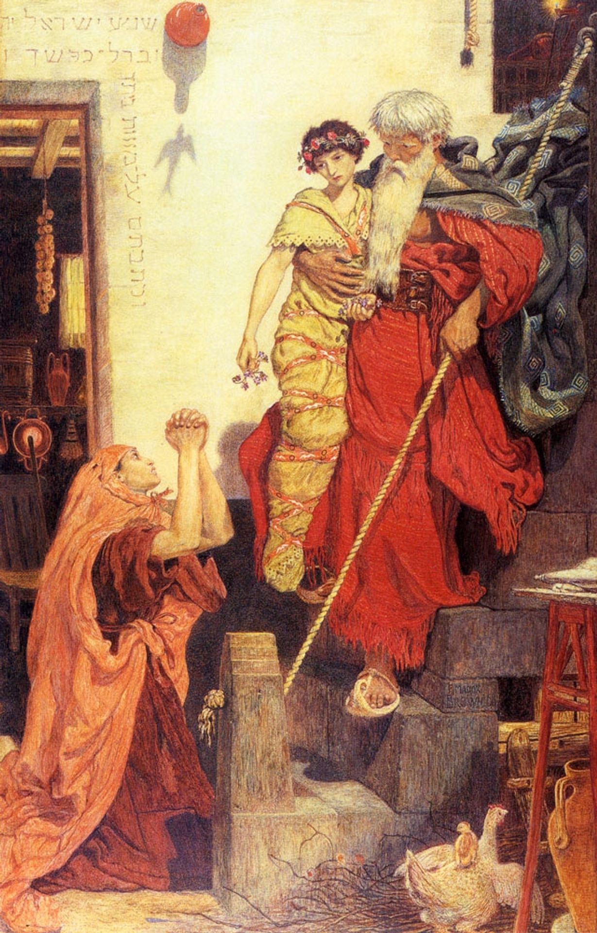 Elijah restoring the Widow's Son by Ford Madox Brown
