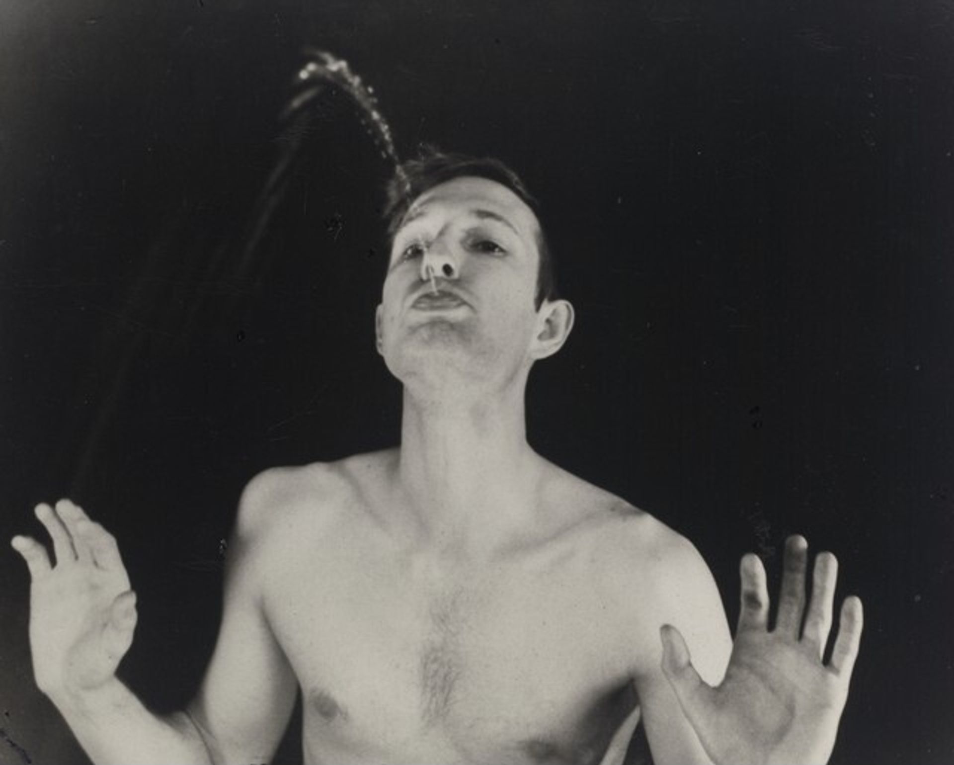 Reproduction Proof of "Self Portrait as Fountain" by Bruce Nauman