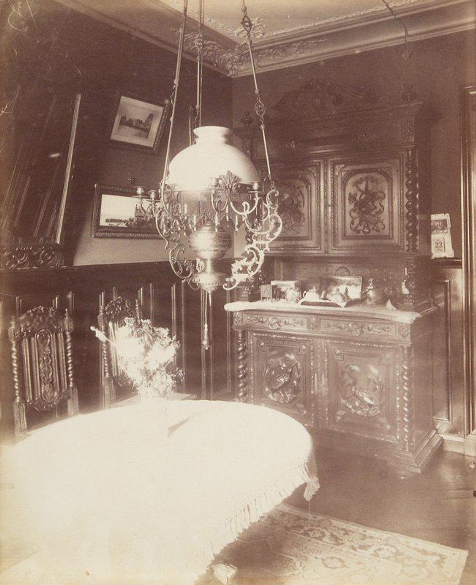 Interieur de Mme. C. Modiste by Eugène Atget