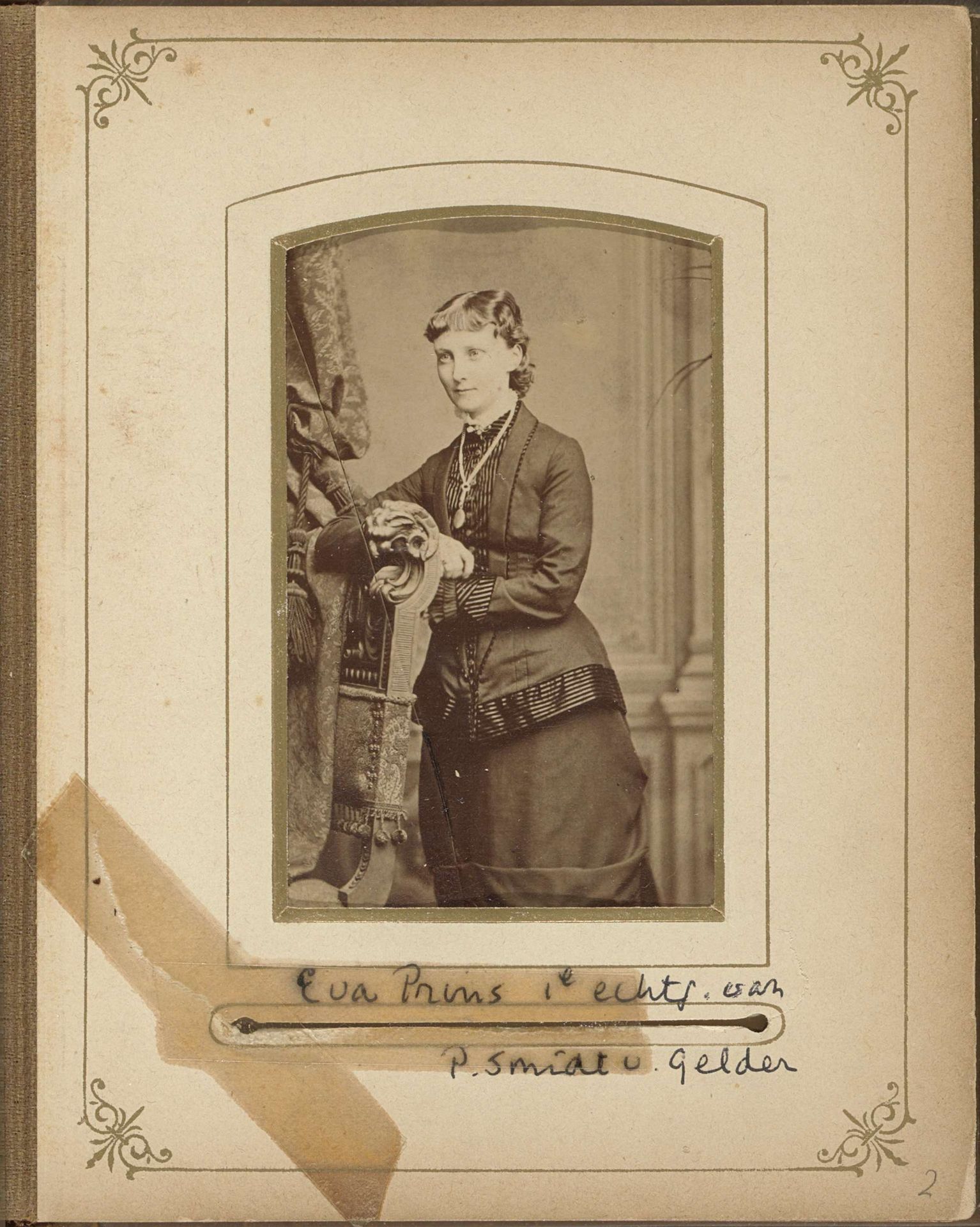 Portret van Eva Prins by J. Jungmann