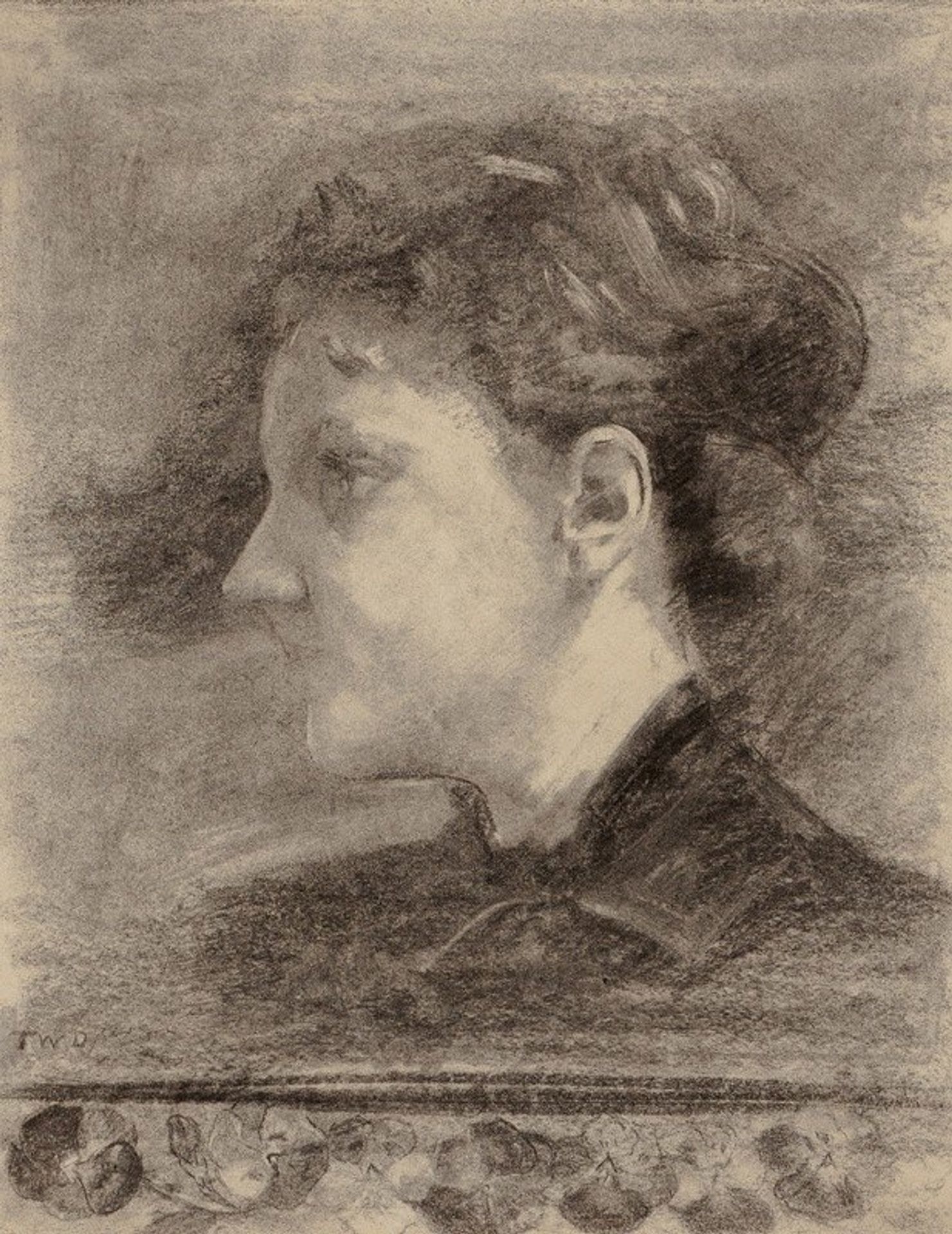 Pansy Cotton by Thomas Wilmer Dewing