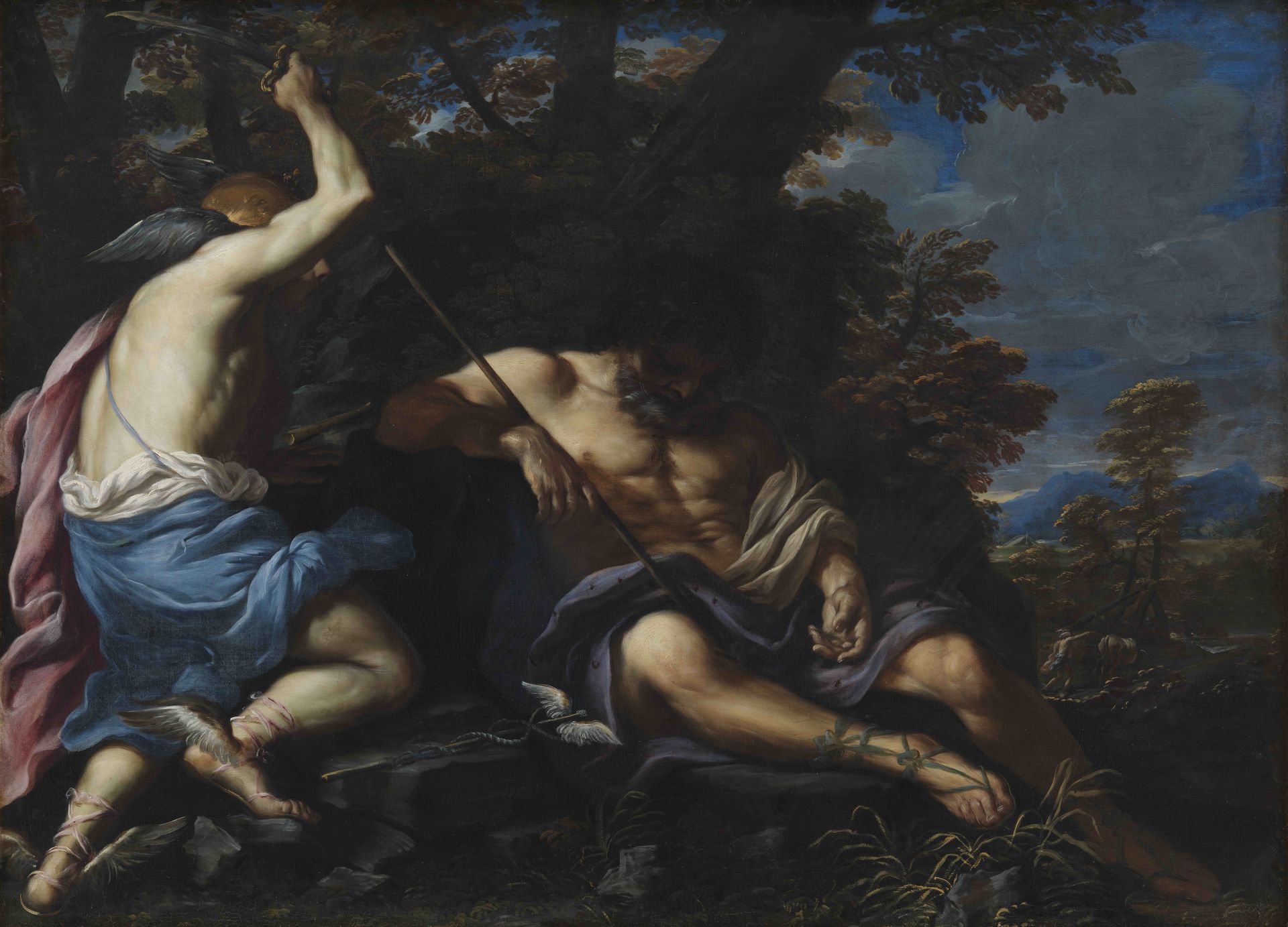 Mercury Killing Argus by Girolamo Troppa