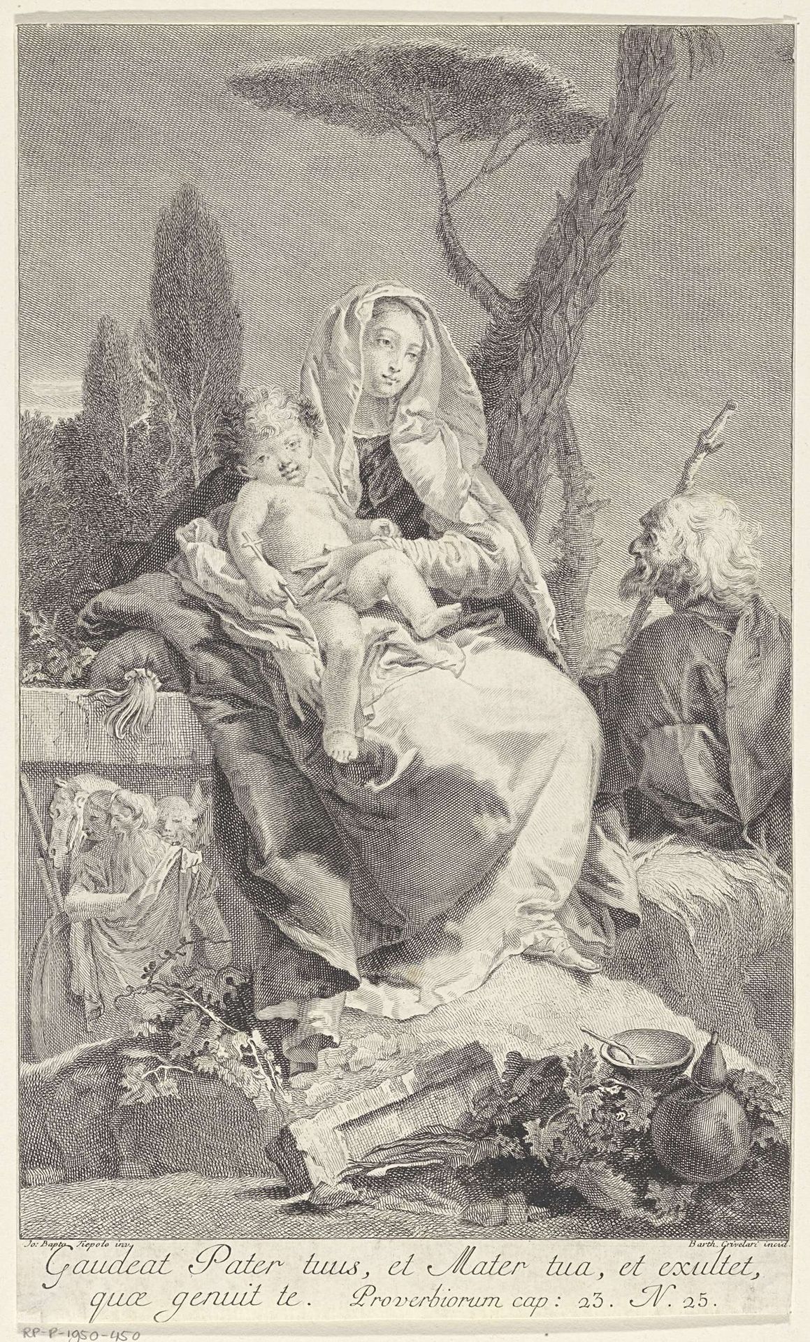 Heilige Familie by Bartolomeo Crivellari