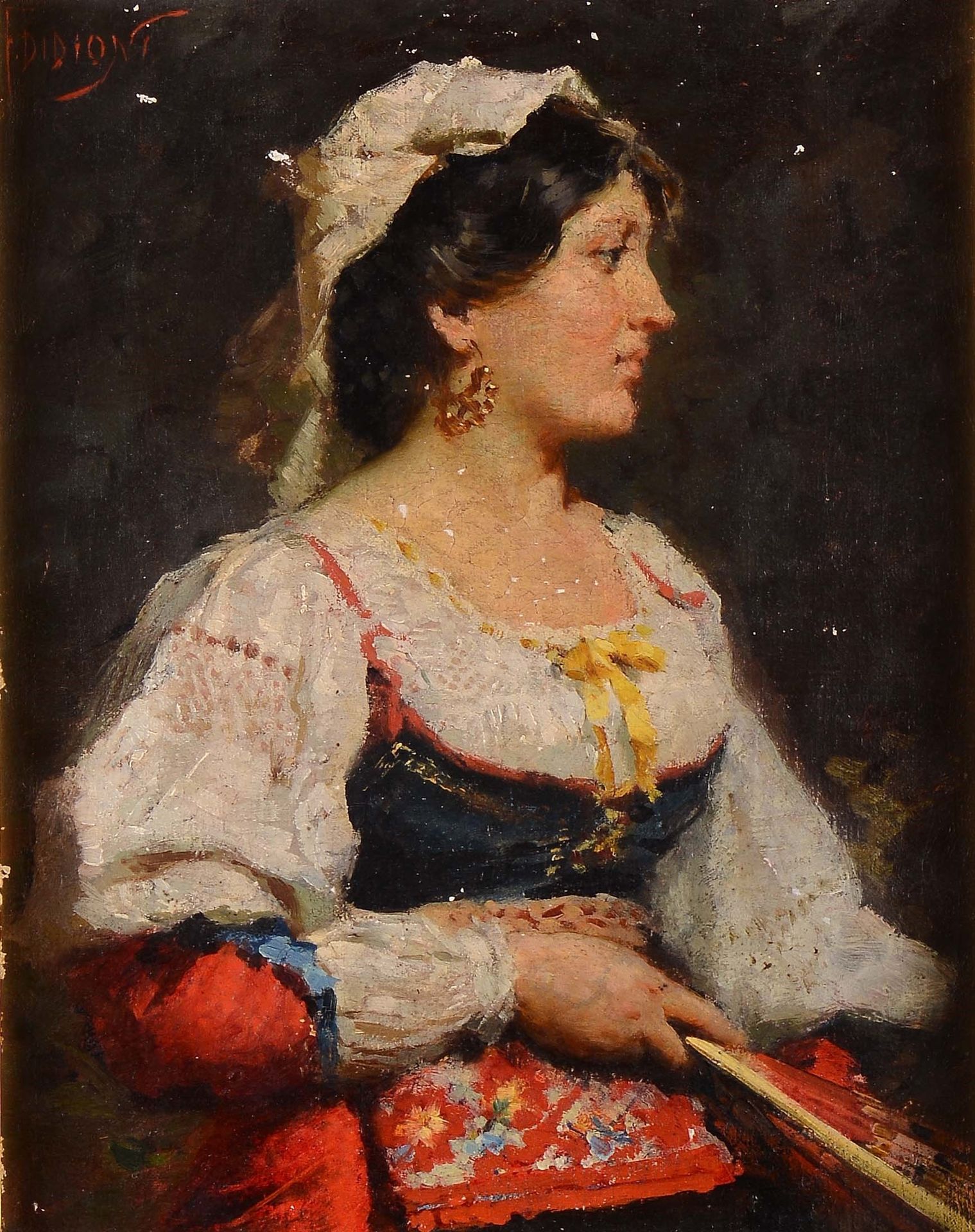 Female portrait by Francesco Didioni