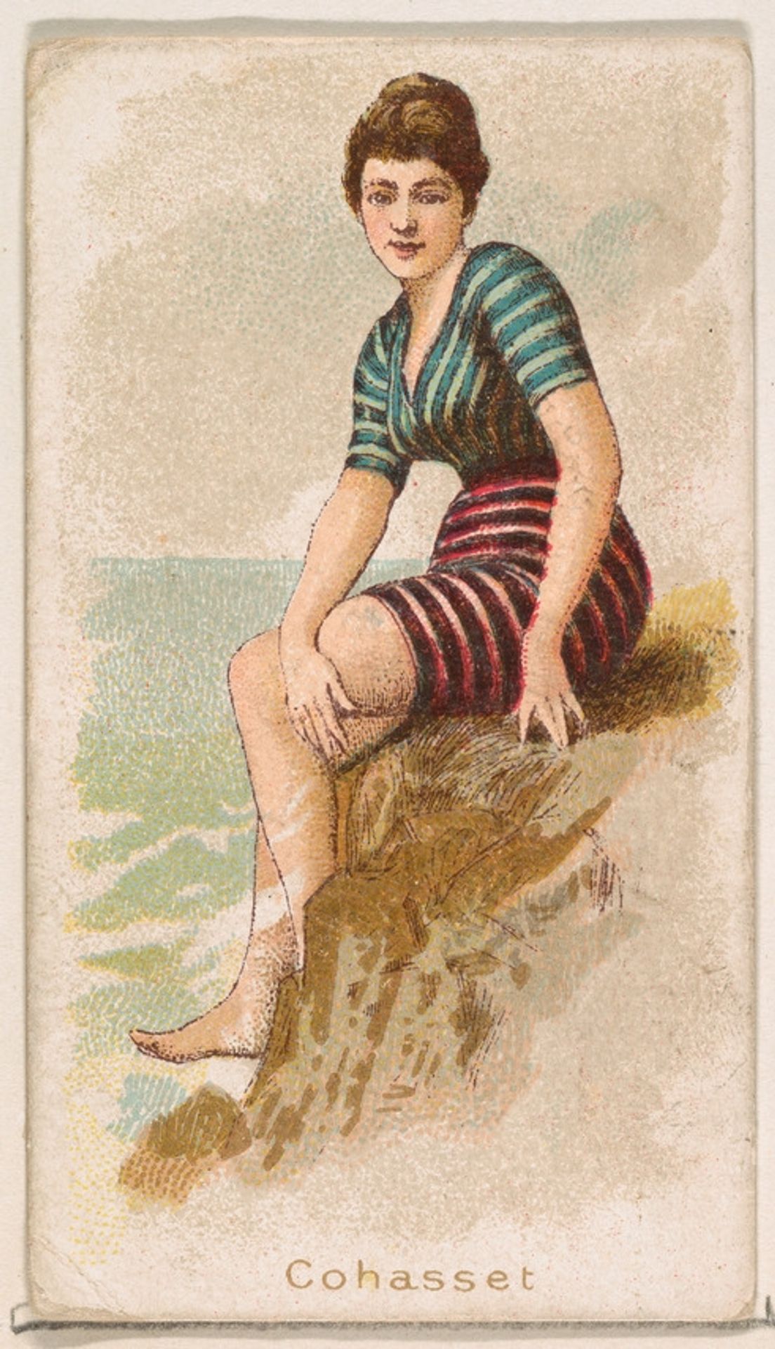 Cohasset, from the Fancy Bathers series (N187) issued by Wm. S. Kimball & Co. by William S. Kimball & Company