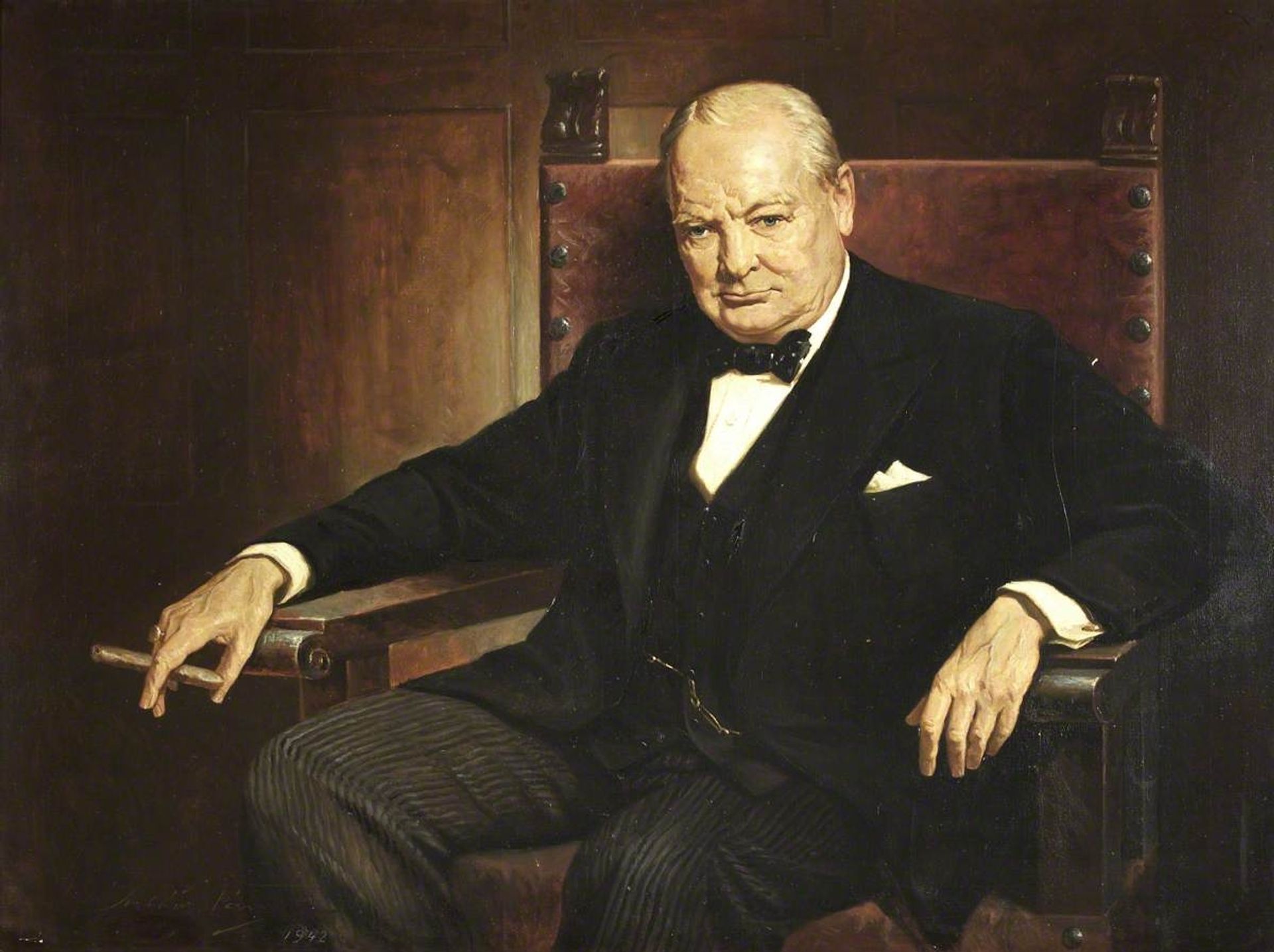 Sir Winston Churchill by Arthur Pan