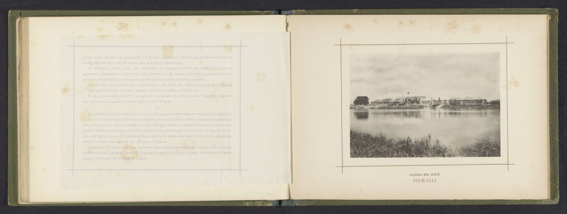 Gezicht op de rivier Cuanza by José Augusto da Cunha Moraes