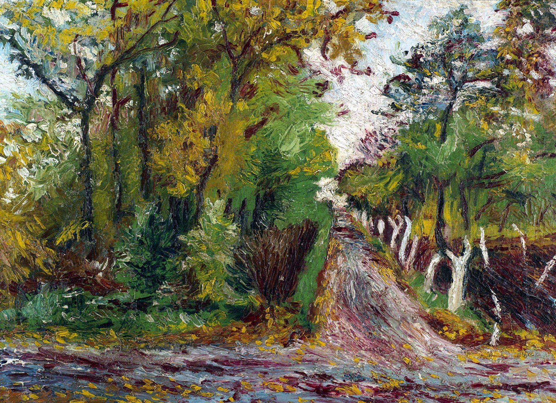 Forest Pathway by David Burliuk