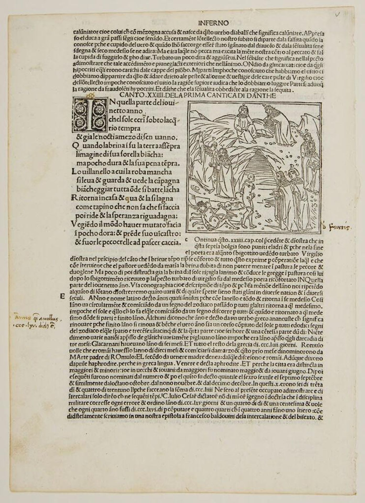 Canto XXIV. Circle 8: Bolgia 7 / The Thieves, Tormented by Serpents by Anonymous