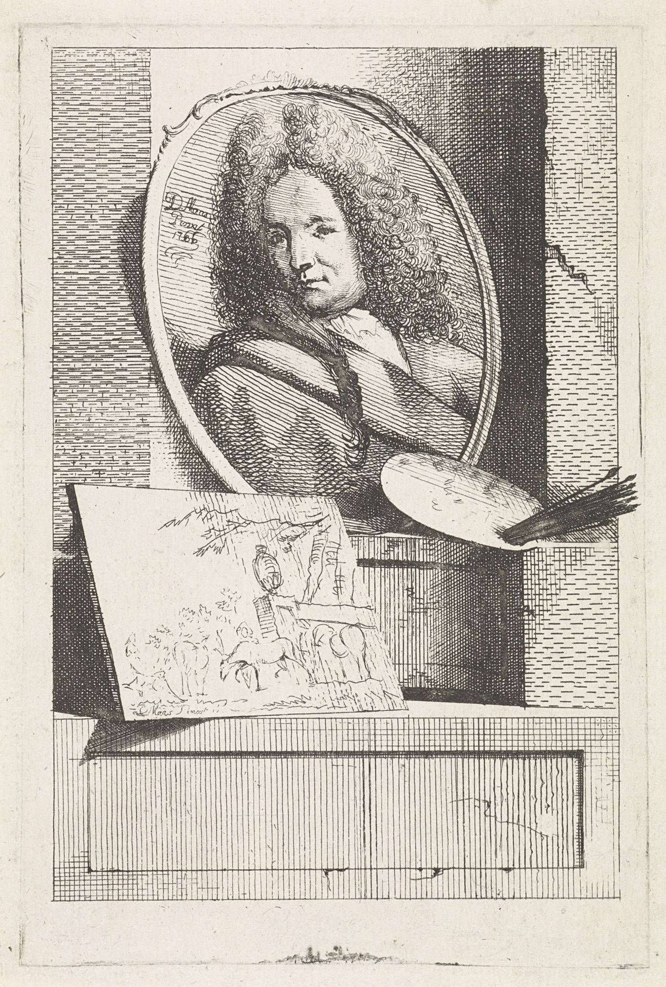 Portret van Dirk Maas by Dirk Maas