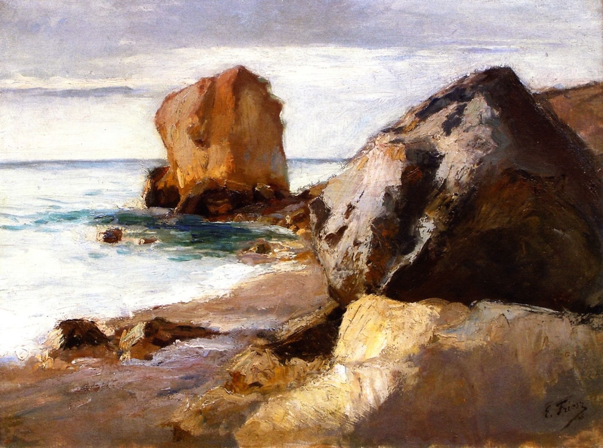 Rocky Coast by Othon Friesz
