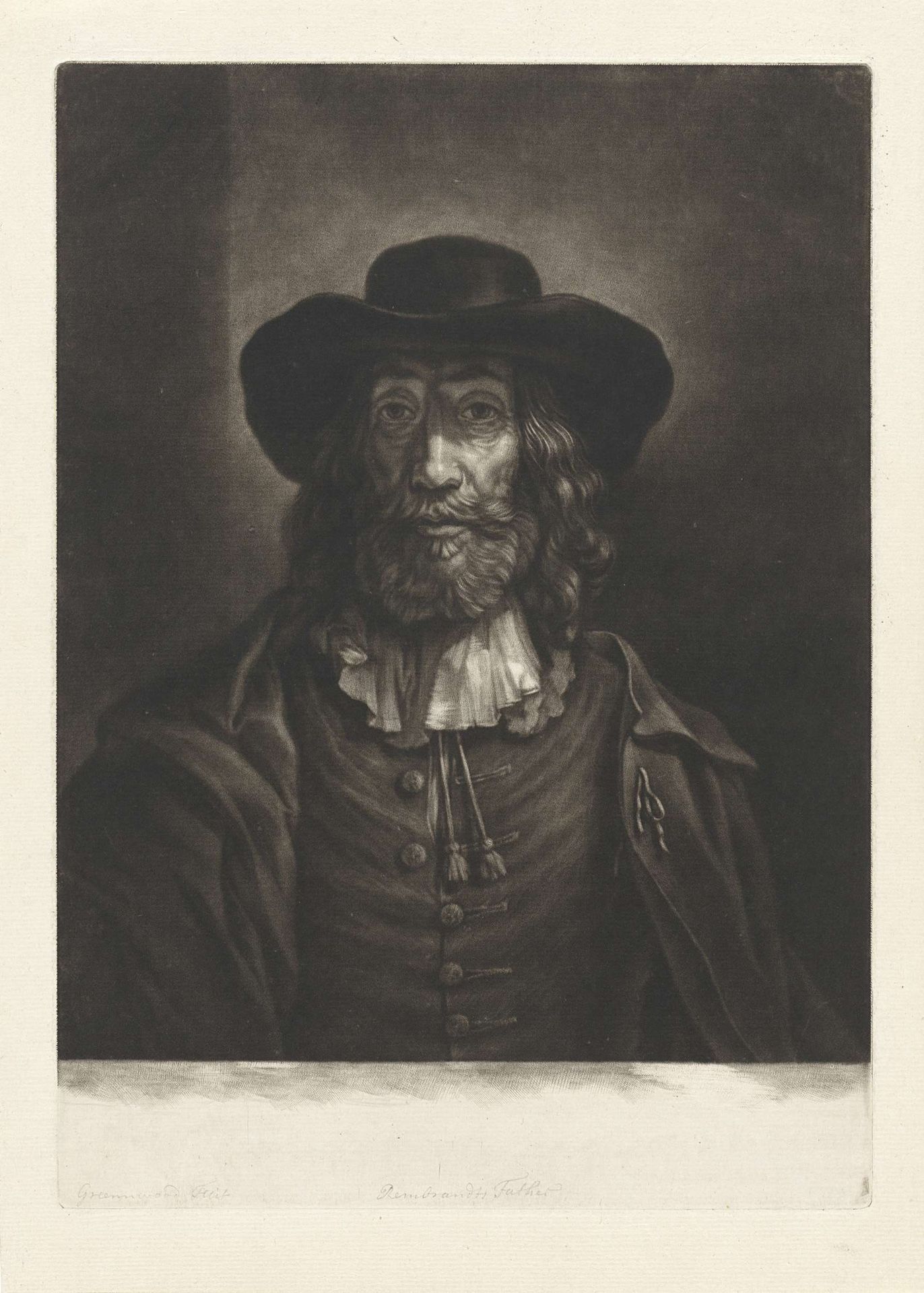 Portret van een oude man, mogelijk Harmen Gerritsz. van Rijn by John Greenwood