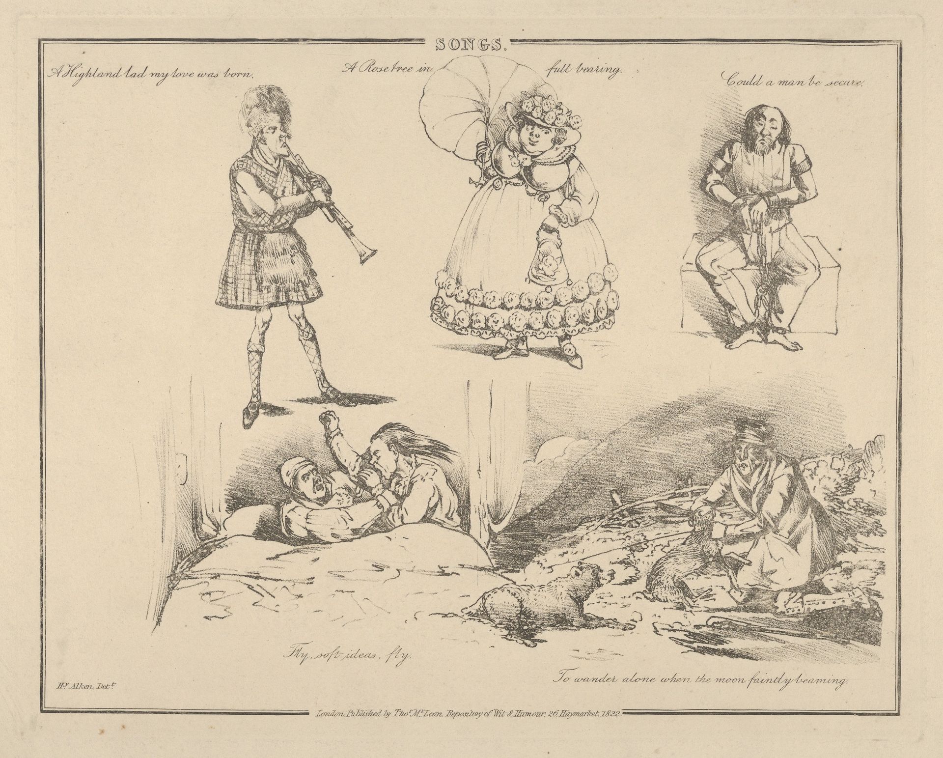 Songs: "A Highland lad my love was born..." by Henry Thomas Alken