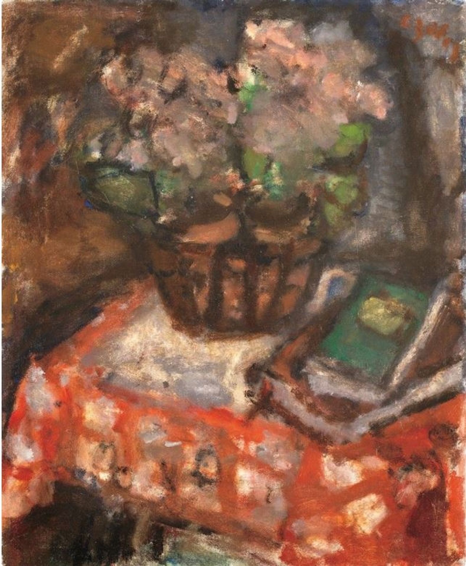 Czóbel Béla Still Life 1930 by Bela Czobel