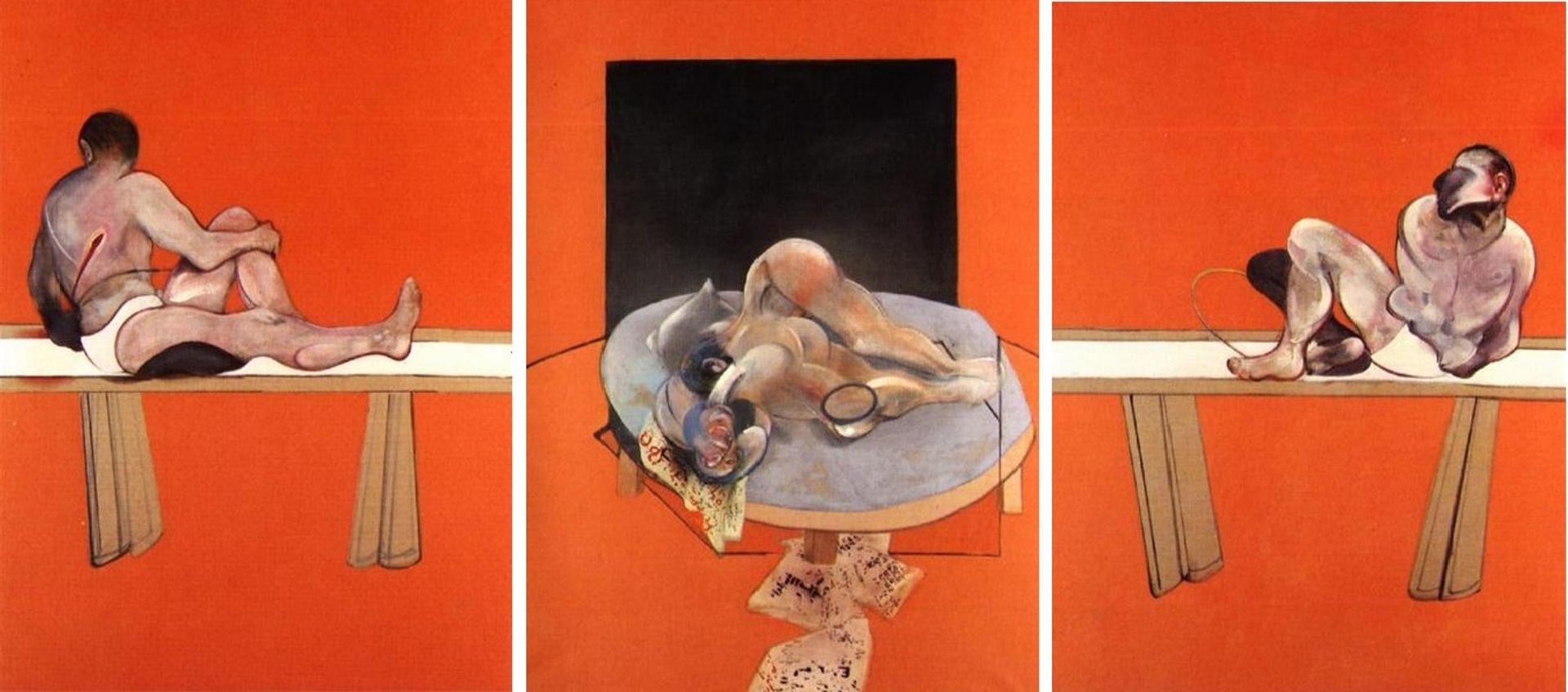 Studies From the Human Body: A Triptych by Francis Bacon