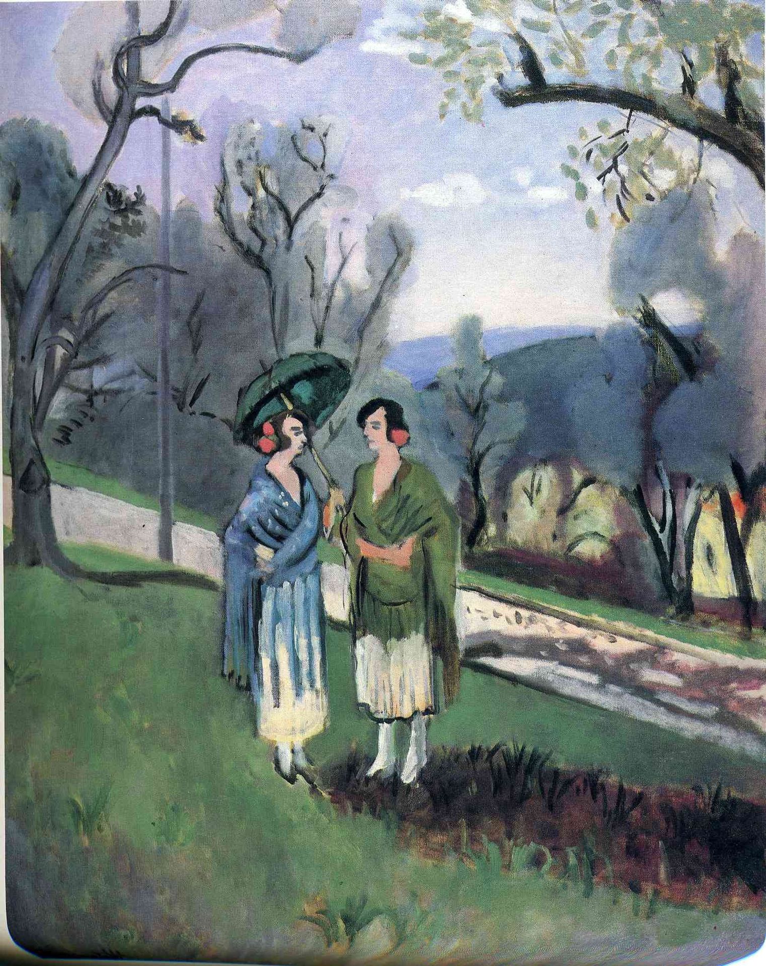 Conversation under the Olive Trees by Henri Matisse