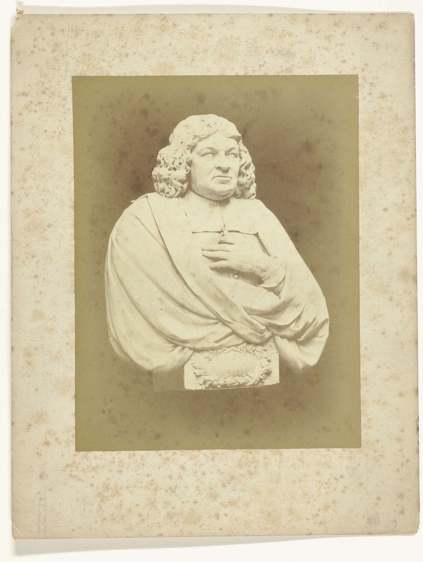 Borstbeeld van Joan Munter, burgemeester van Amsterdam, door Barth. Eggers by Pieter Oosterhuis