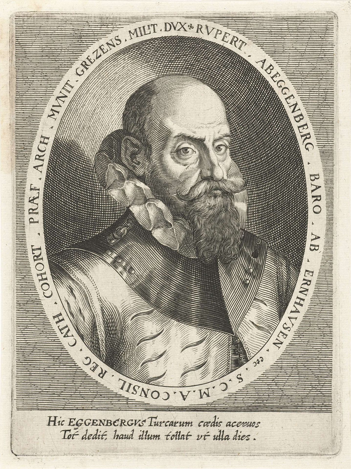 Portret van Rupert baron van Eggenberg by Dominicus Custos