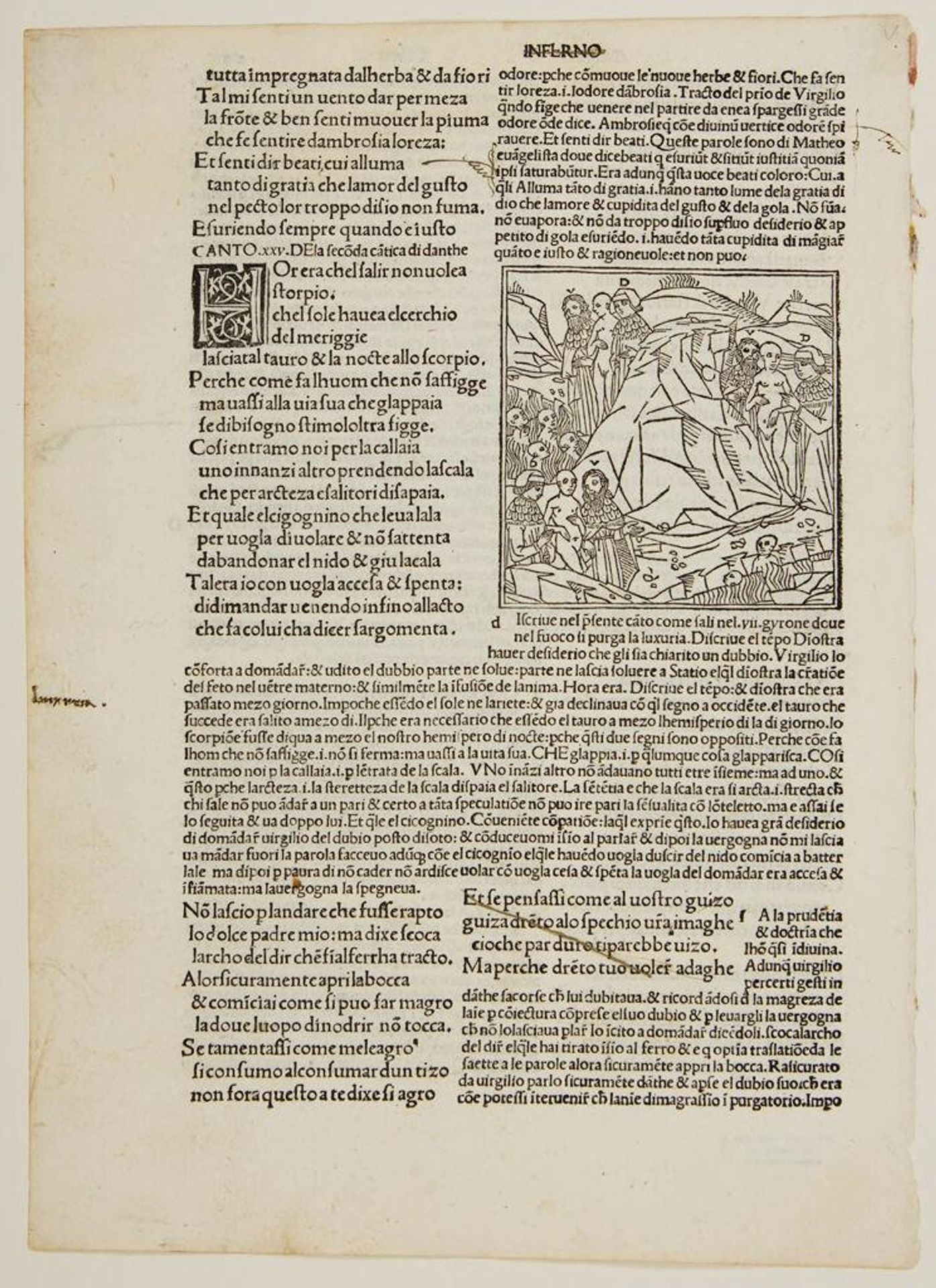 Canto XXVII. Circle 8: Bolgia 9 / The Sowers of Discord; Dante Describes the Condition of Romagna to Guido da Montefeltro by Anonymous