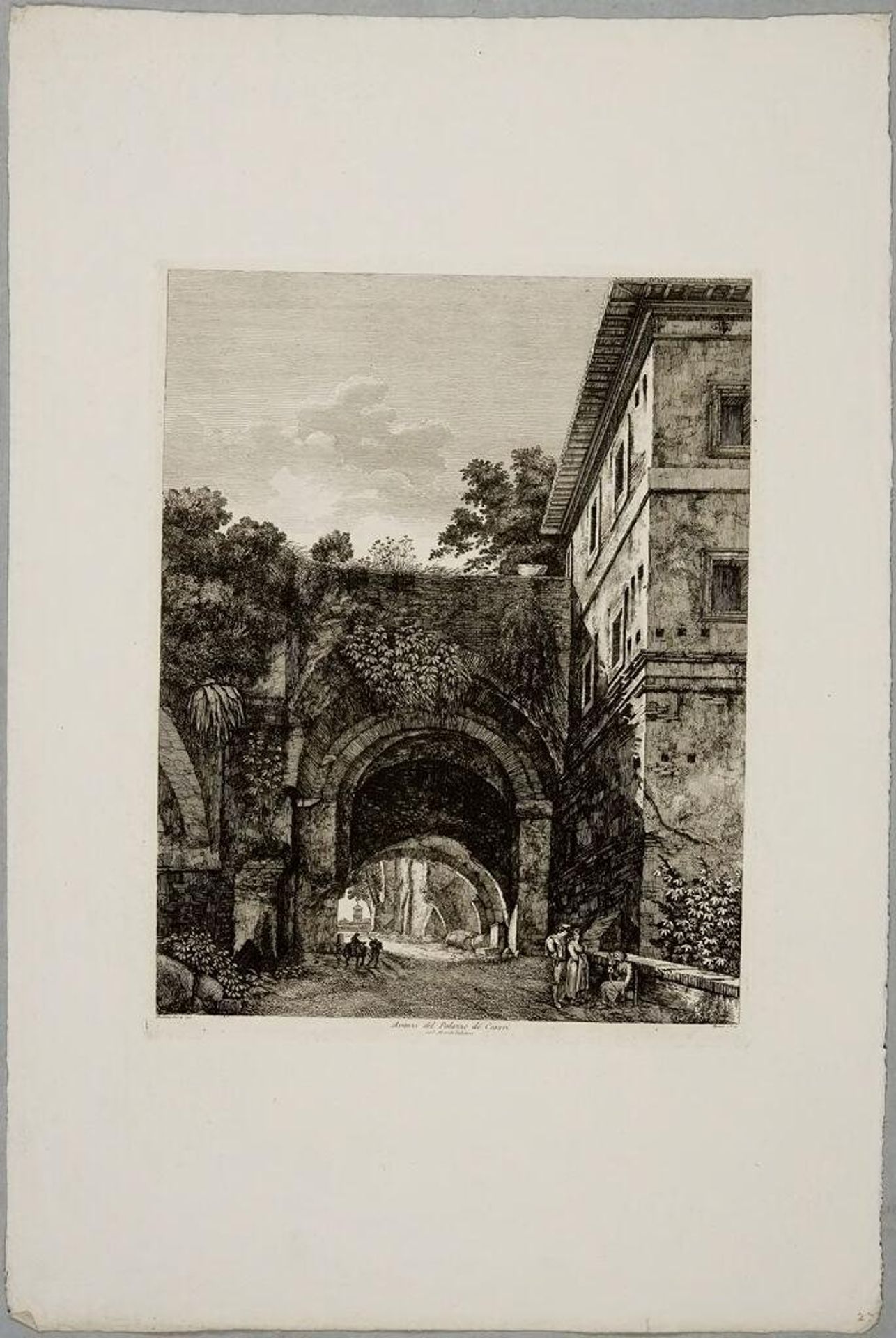 Ruins of the Palace of the Caesars by Luigi Rossini